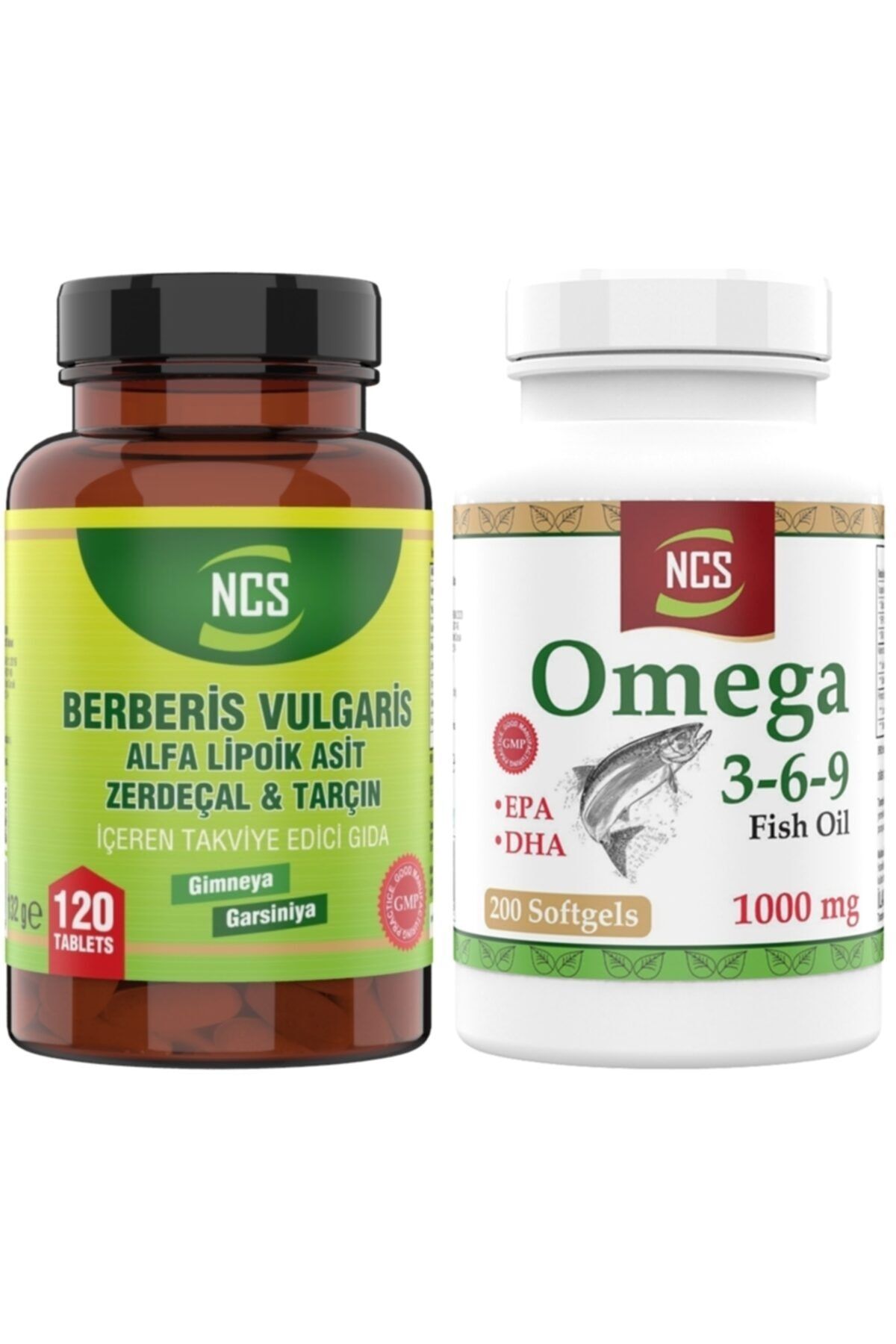 NCS ® Berberis Vulgaris 120 Tablet Omega 3 6 9 Balık Yağı 200 Kapsül
