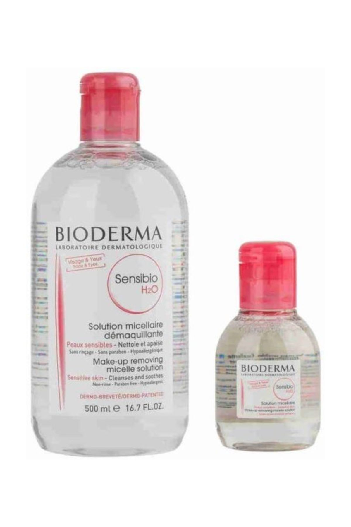 bioderma sensibio h2o 500 ml 100 ml set fiyati yorumlari trendyol