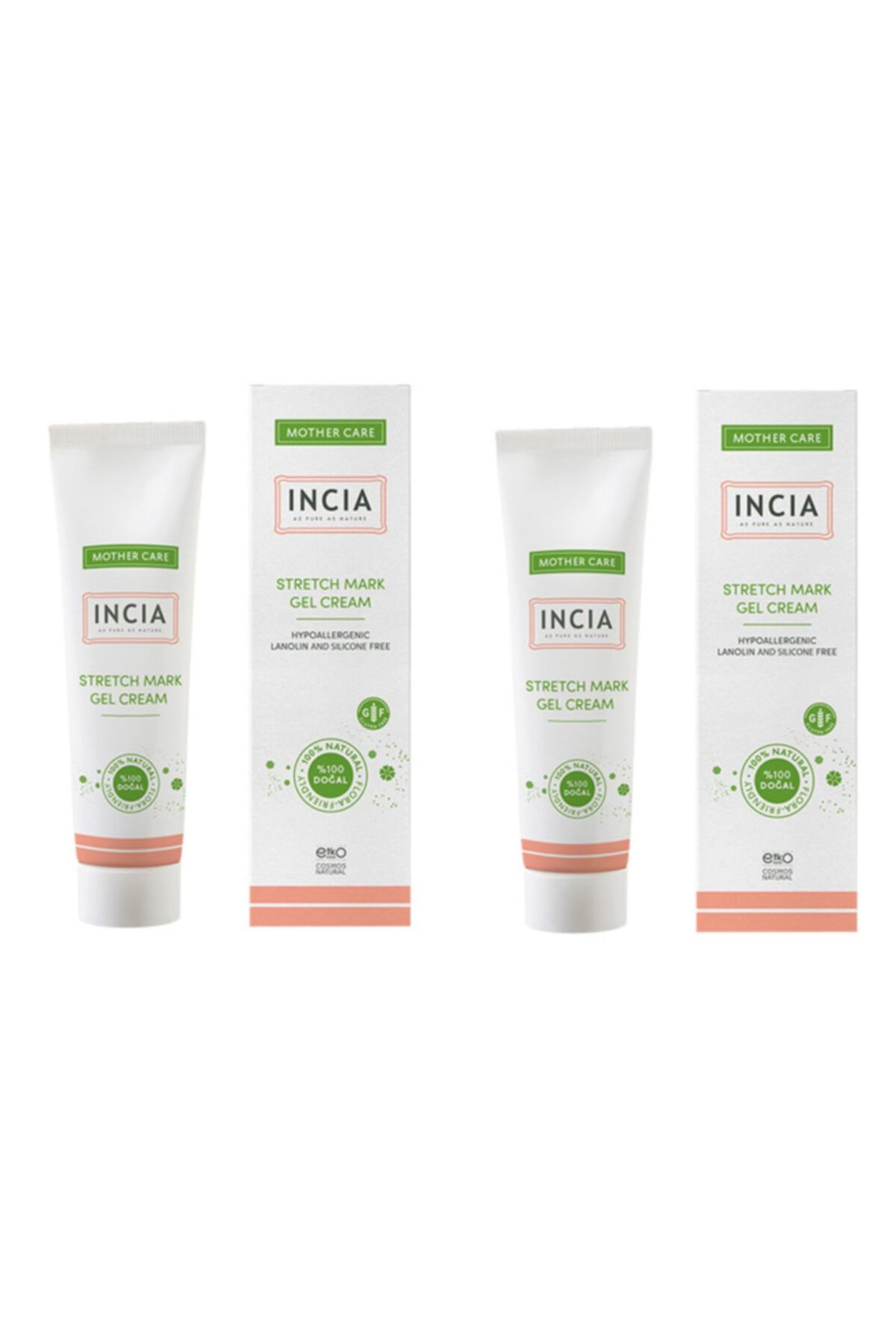 Incia Incıa Doğal Karın Çatlak Krem Jel X2