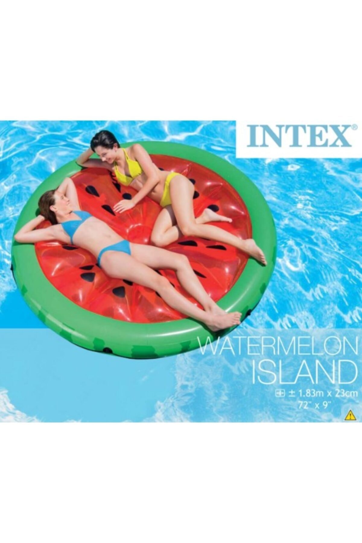 intex karpuz desenli ada sisme deniz yatagi 183x23 cm intex 56283 fiyati yorumlari trendyol