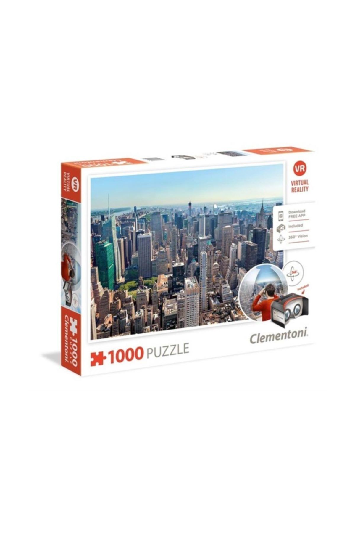 CLEMENTONI New York Temalı Puzzle 1000 Parça
