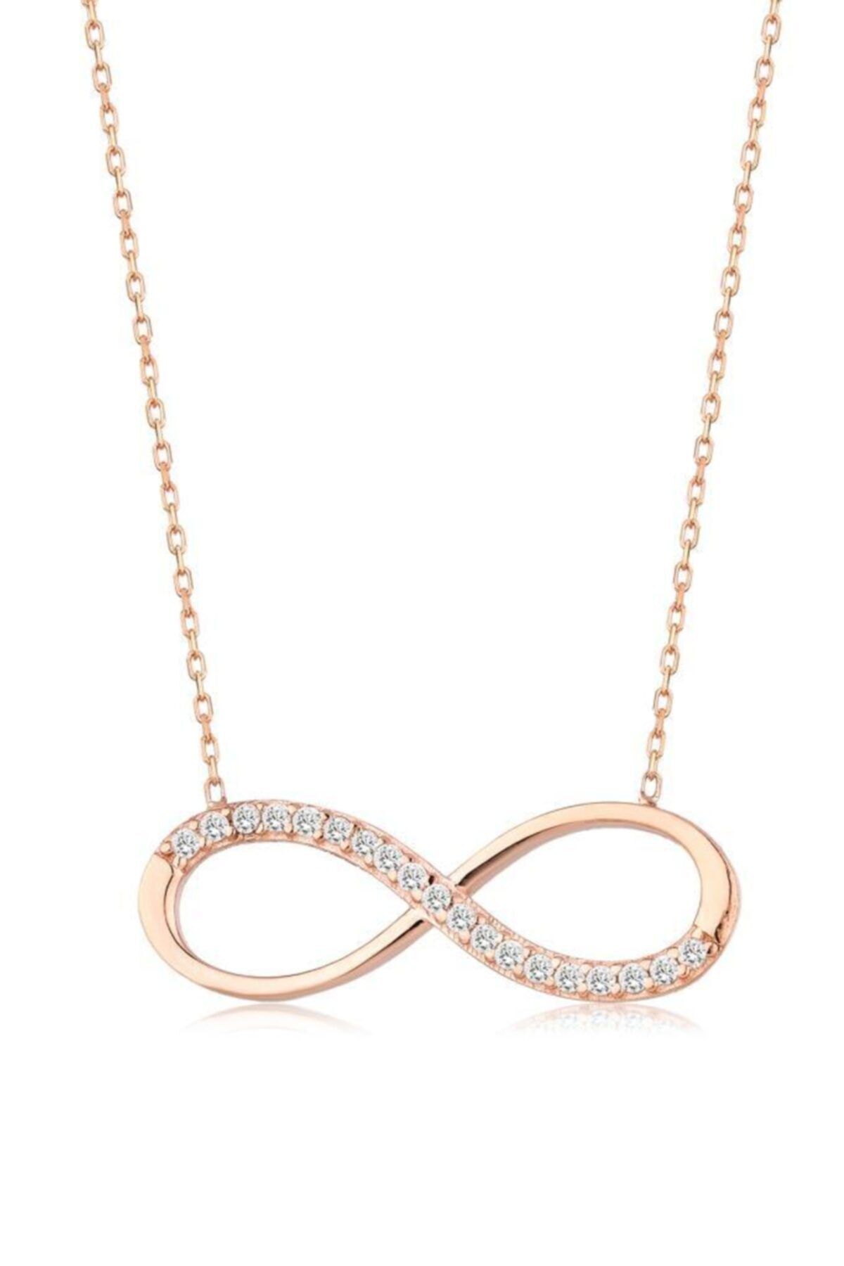 Mai Silver Kadın Rose 925 Gümüş Sonsuzluk Kolye