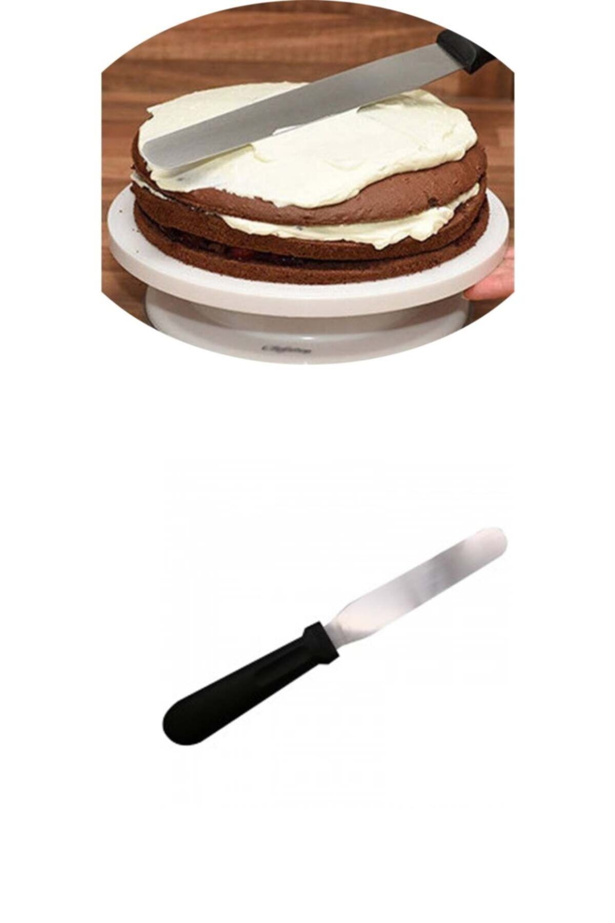 yeni11 duz pasta sivama paleti spatulasi 25 cm oval uclu spatula fiyati yorumlari trendyol