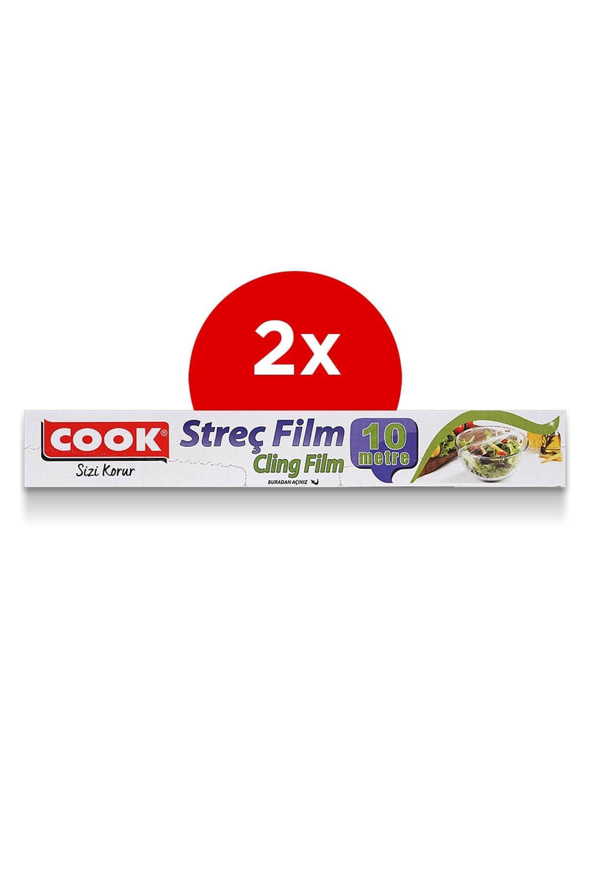 COOK Streç Film 10 M x 30 CM 2'li Paket