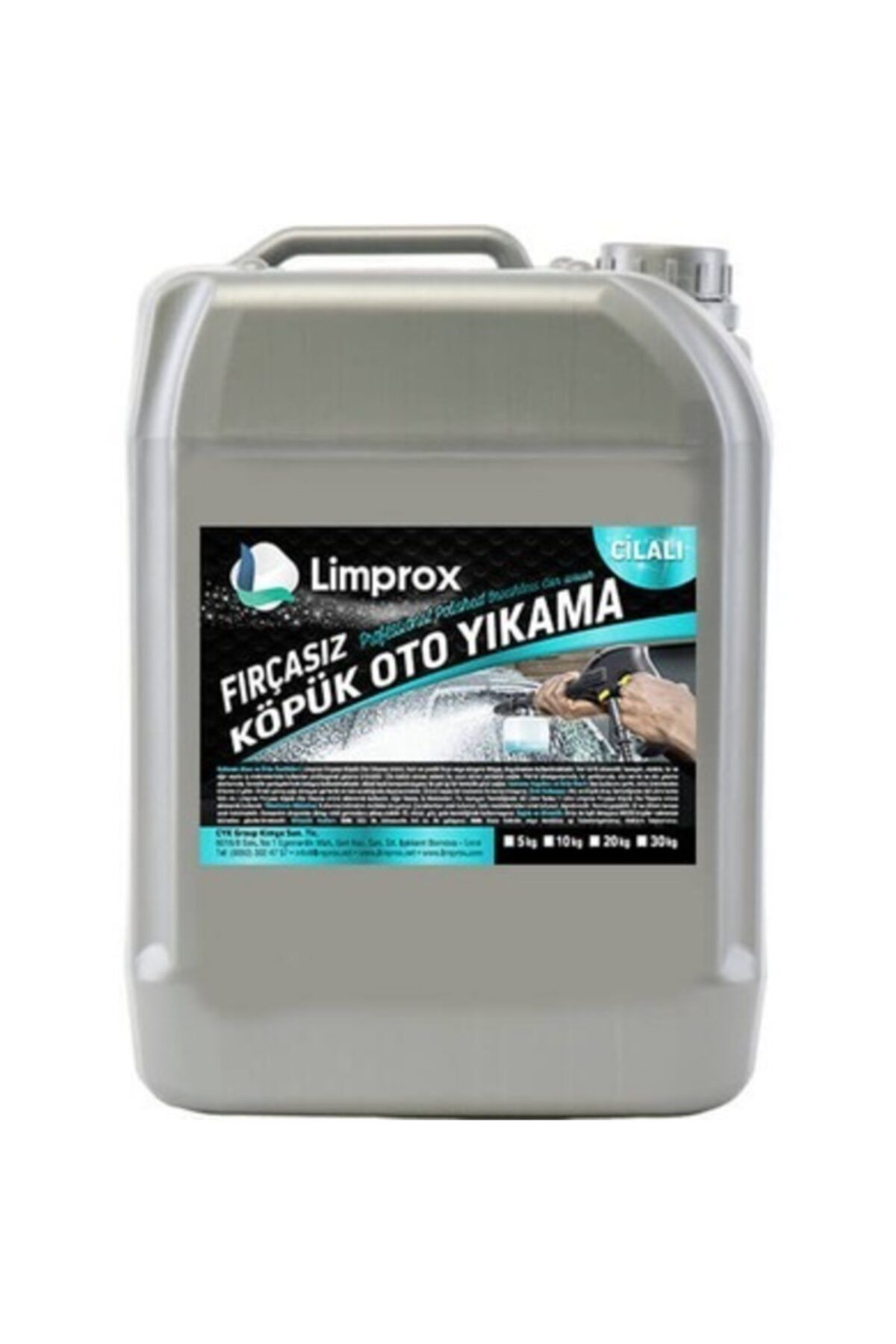 Limprox Fırçasız Cilalı Oto Köpük Şampuanı | 10 kg