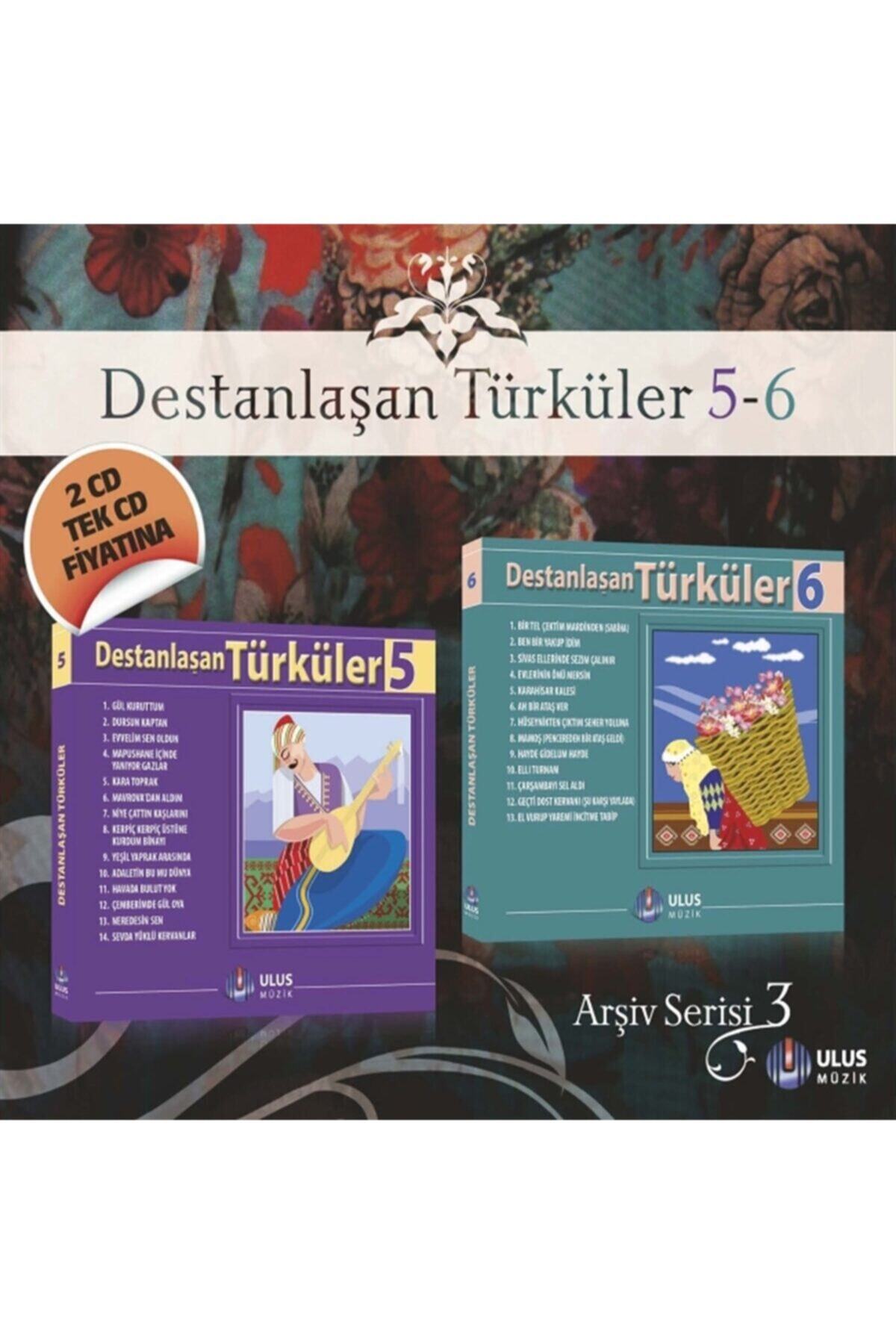 ULUS Çeşitli Sanatçılar - Destanlaşan Türküler 5-6 - Cd