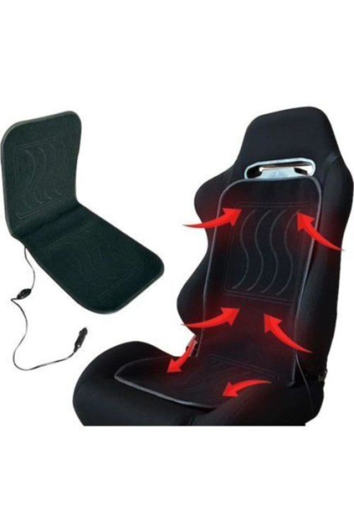EFEARMS Oto Koltuk Isıtıcı Minder 12 Volt Açma Kapama Düğmeli,tüm Araçlara Uyumlu,hızlı Istma