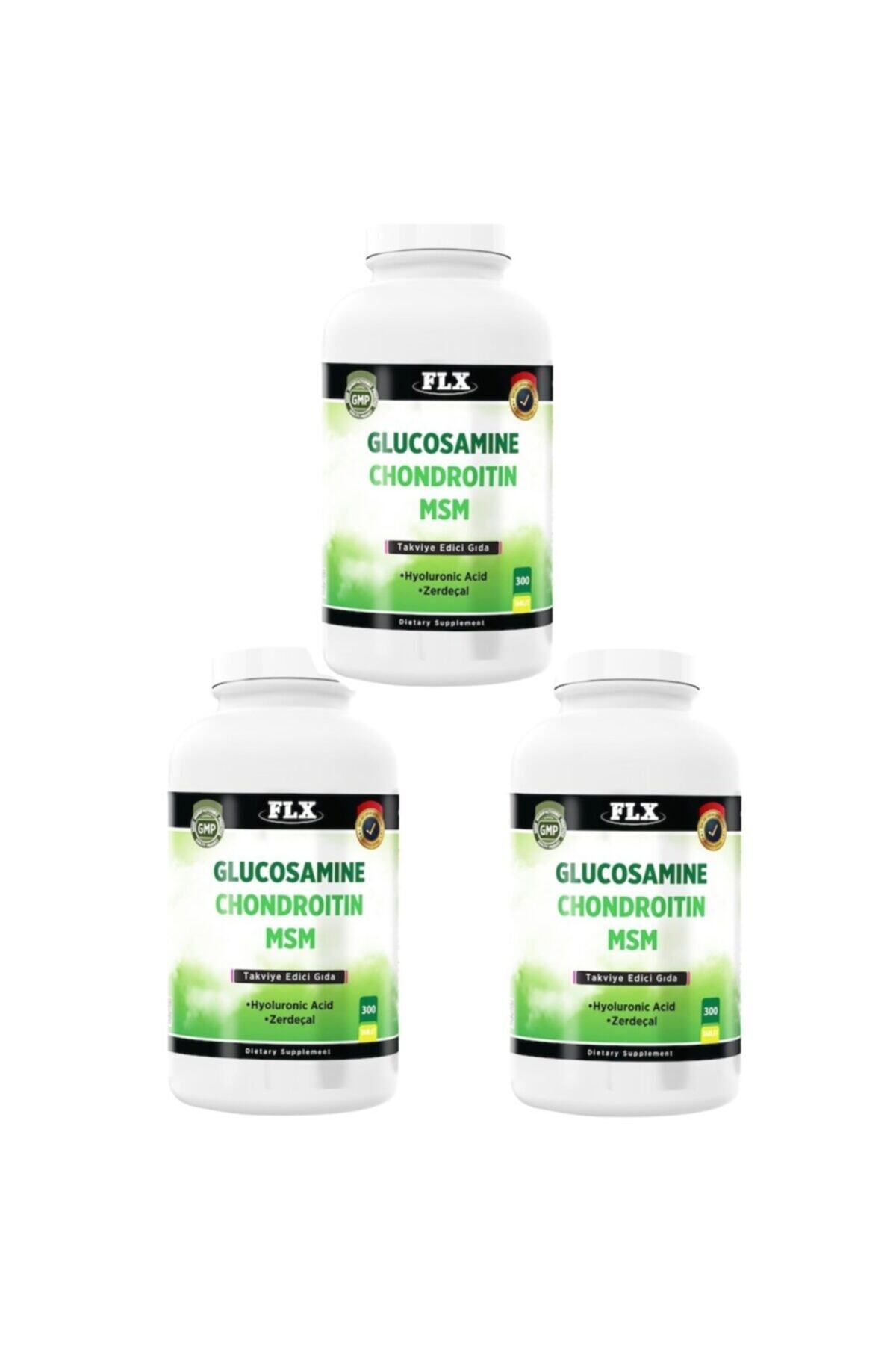 FLX Glucosamine Chondroitin Msm Hyoluronic Asit 300 Tablet X 3 Kutu