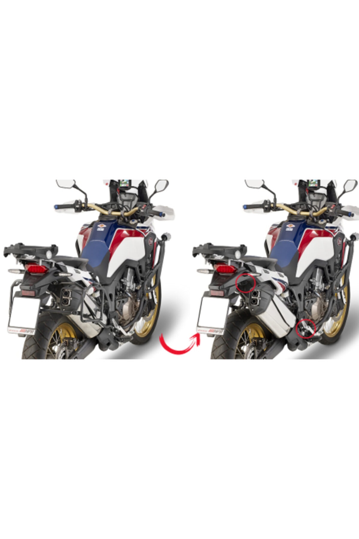 Givi Gıvı Plr1144 Honda Crf1000 Afrıca Twın (16-17) Yan Çanta Taşıyıcı