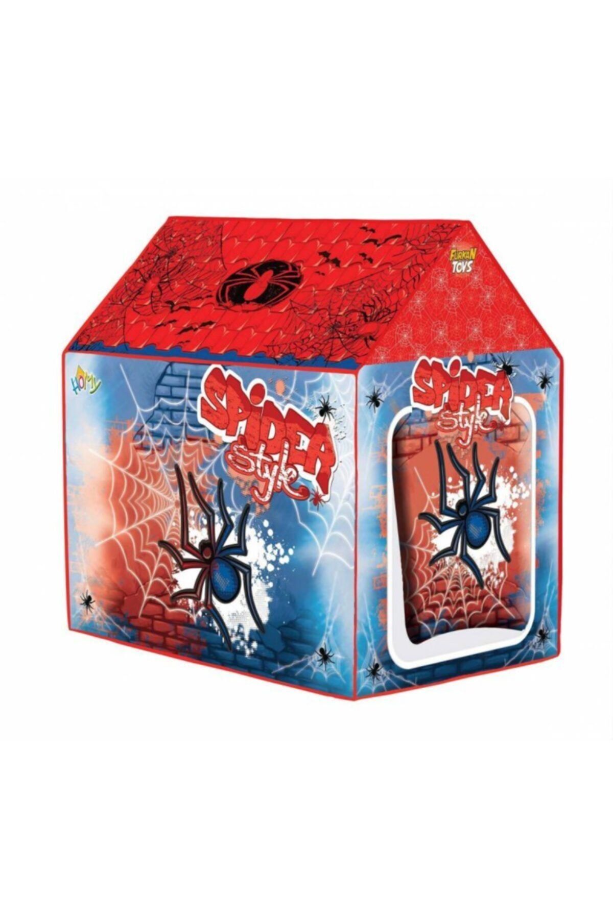 masalavm Spider - Örümcek Oyun Çadırı - Çift Yönlü Açılabilir Kapı