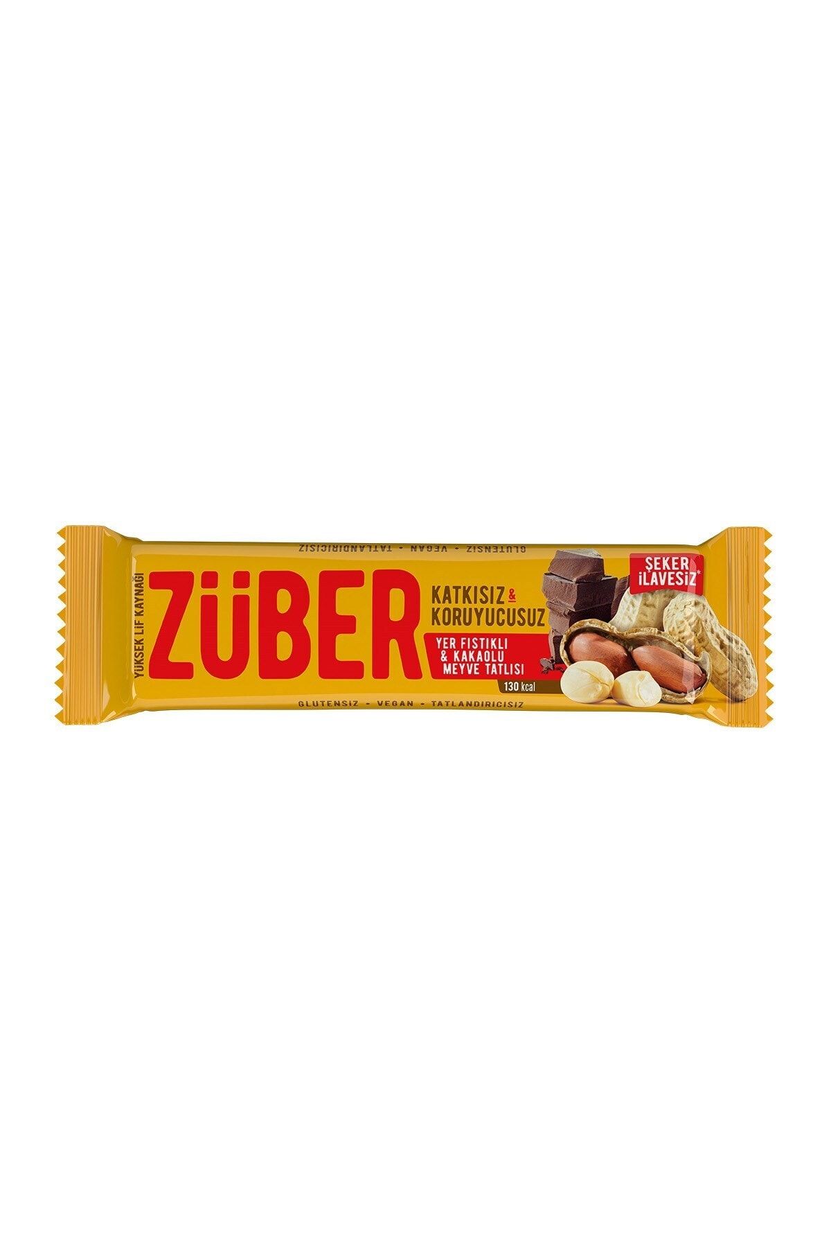 Züber Yer Fıstıklı & Kakaolu Meyveli Bar (40GR X 5 ADET)