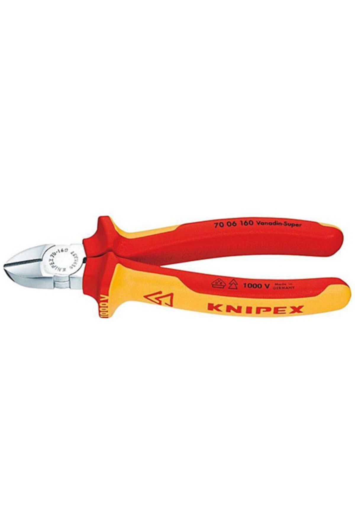 Knipex KnıpexIzoleli Yan Keski Vde 1000v  7006160  160 mm