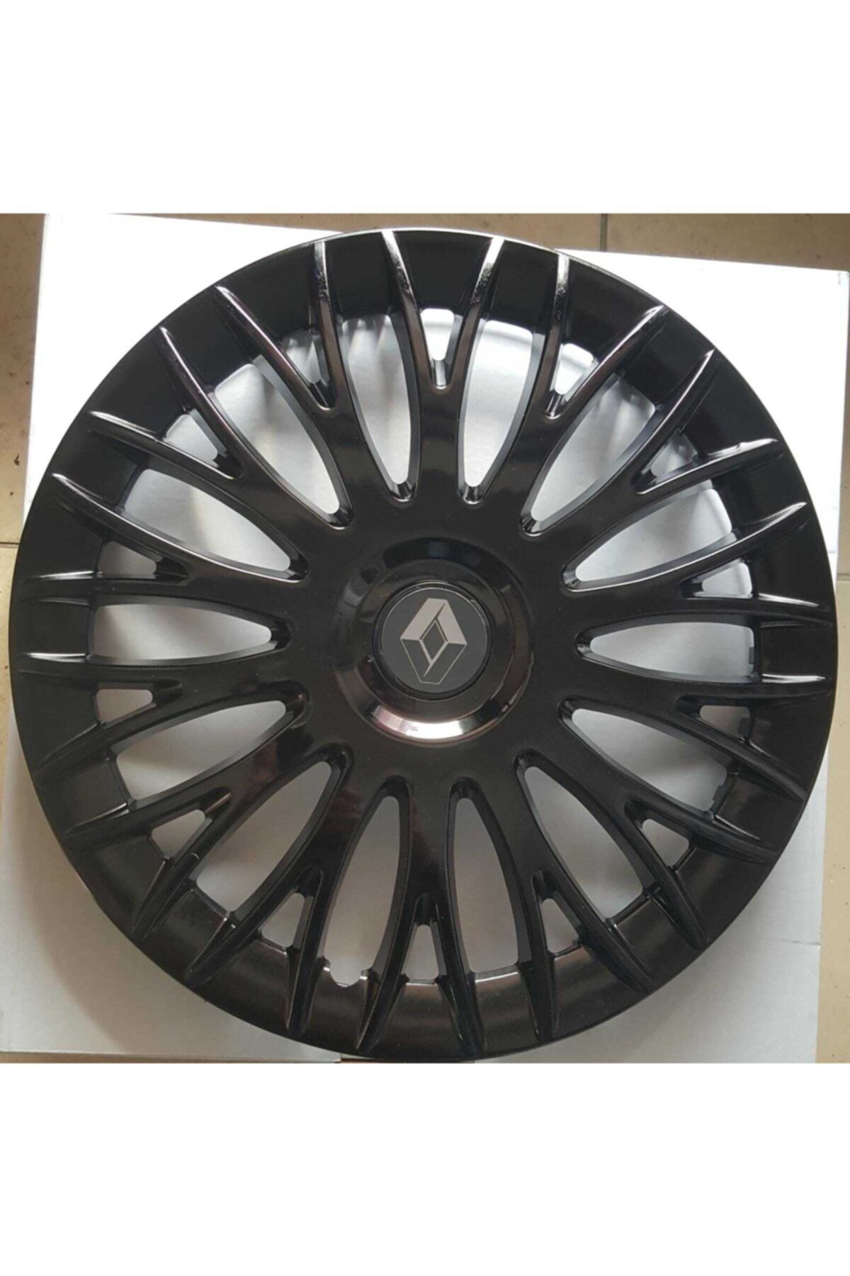 Avsaroto Renault Clio 5 15'' Inç Piano Black Parlak Siyah 4lü Set Jant Kapağı