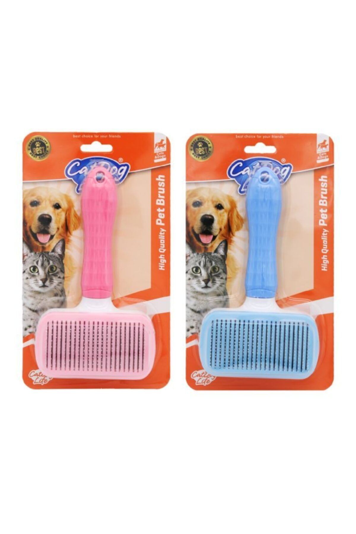 Catdoglife Cat/doglife Kedi Ve Köpekler Için Ince Telli Basmalı Fırça