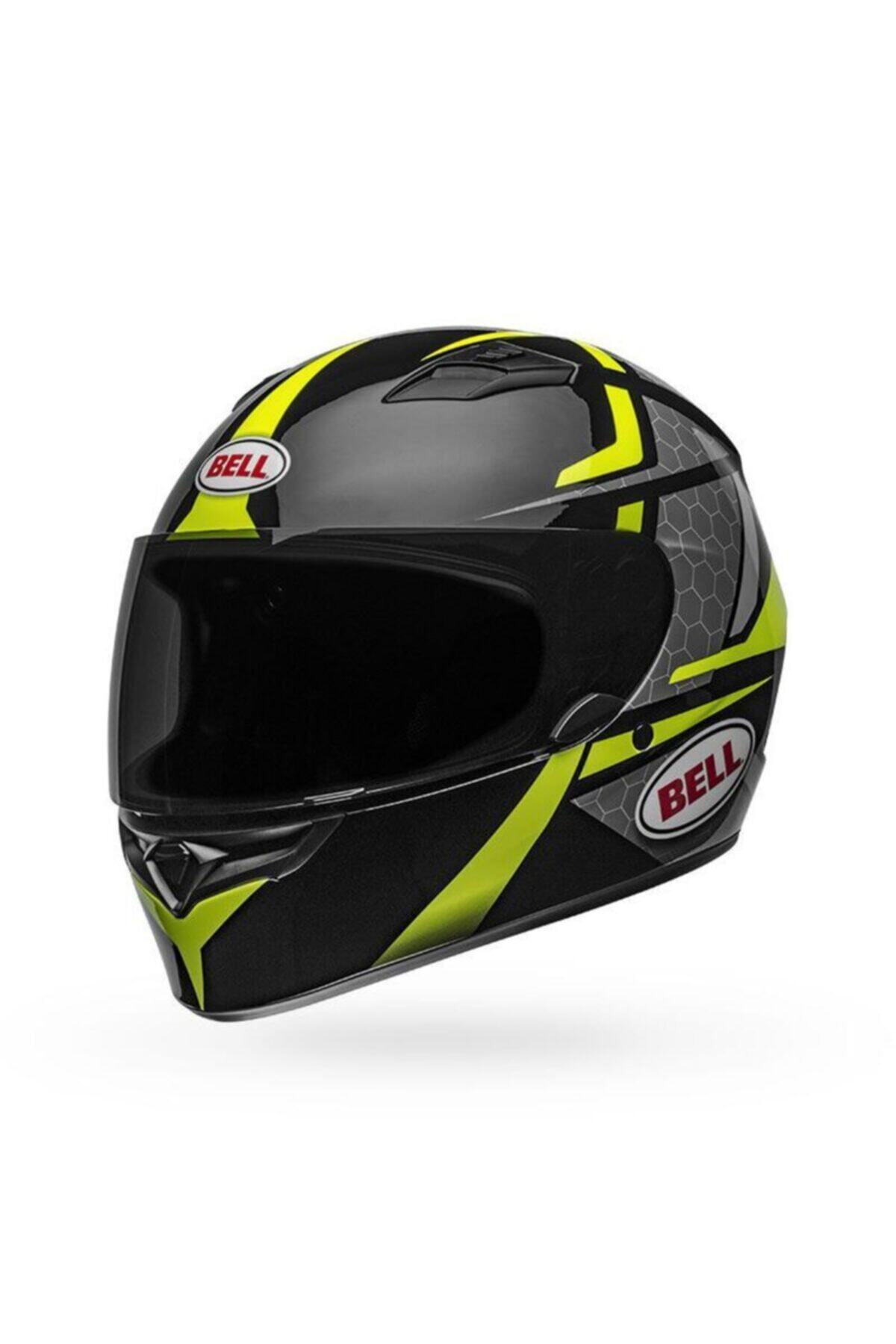 Bell Qualifier Flare Gloss Siyah Sarı Motosiklet Kaskı