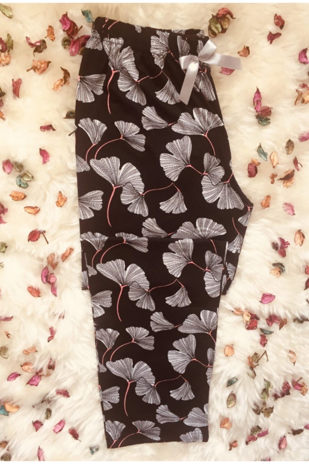 Altınay Kadın Cepsiz Viskon Yazlık Pijama Altı V37