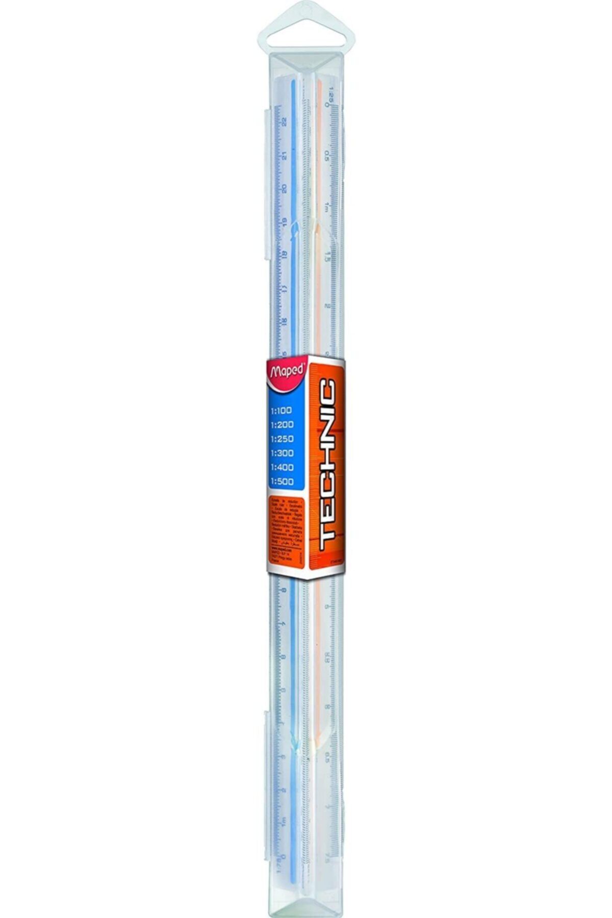 Maped Mikyas Cetvel Plastik 1:100 / 1:500 Ölçek 240014