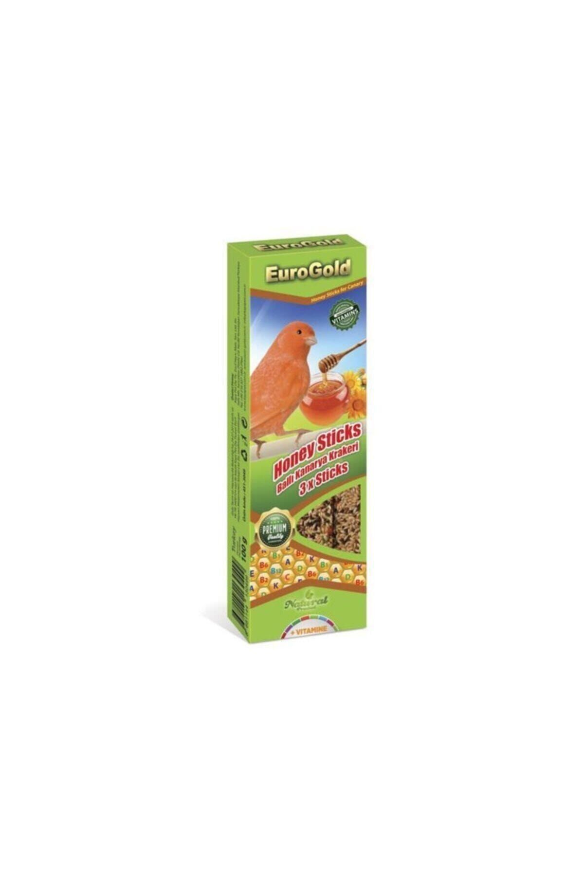 EuroGold Kanaryalar Için Ballı Kraker 3 Lü