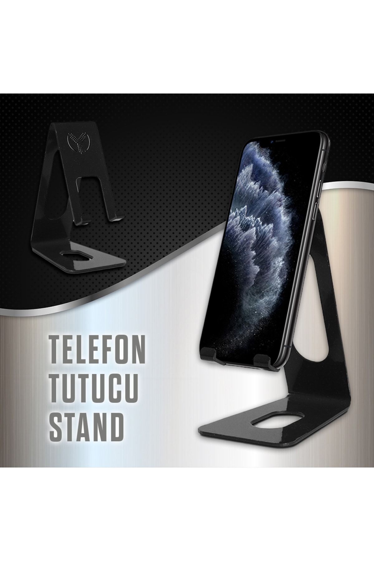 Yücecengiz Metal Metal Masaüstü Metal Telefon Tutucu Stand