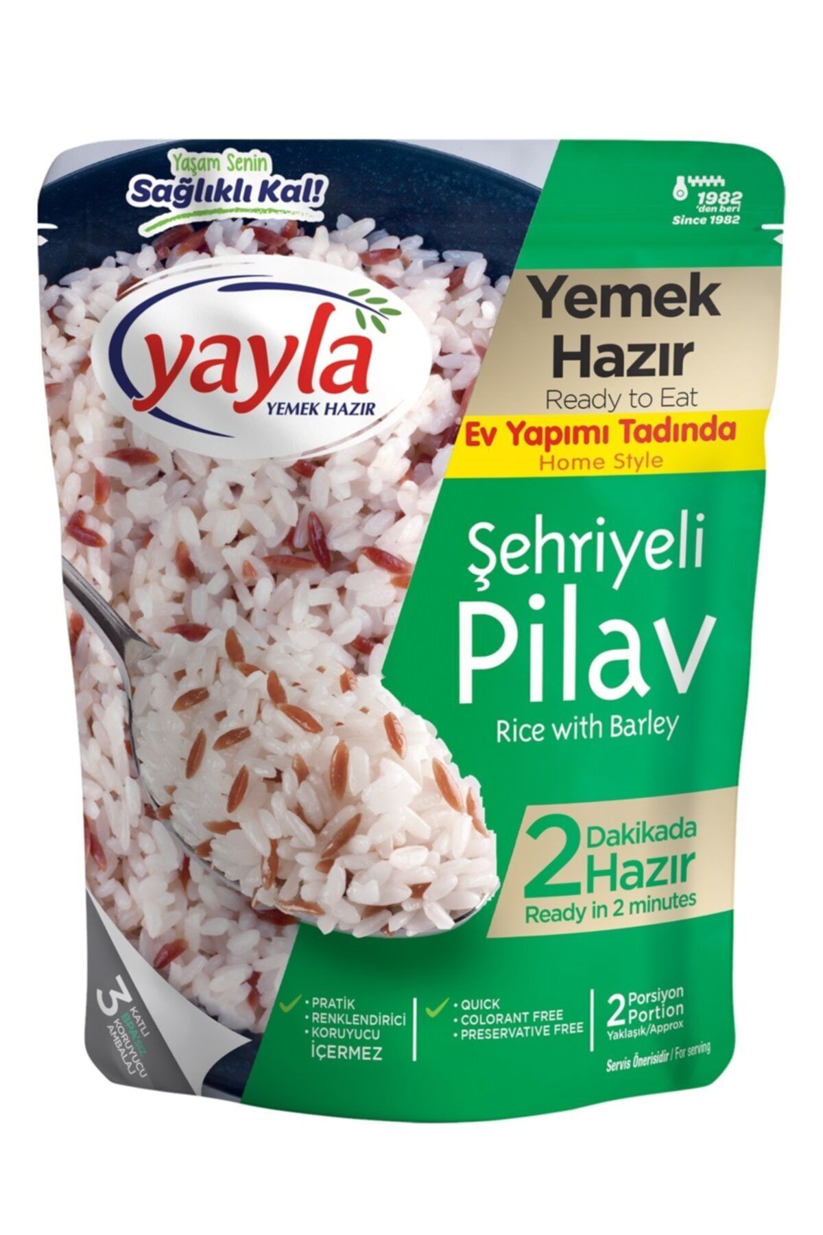 Yayla Gurme Hazır Arpa Şehriyeli Pirinç Pilavı 250 Gr.