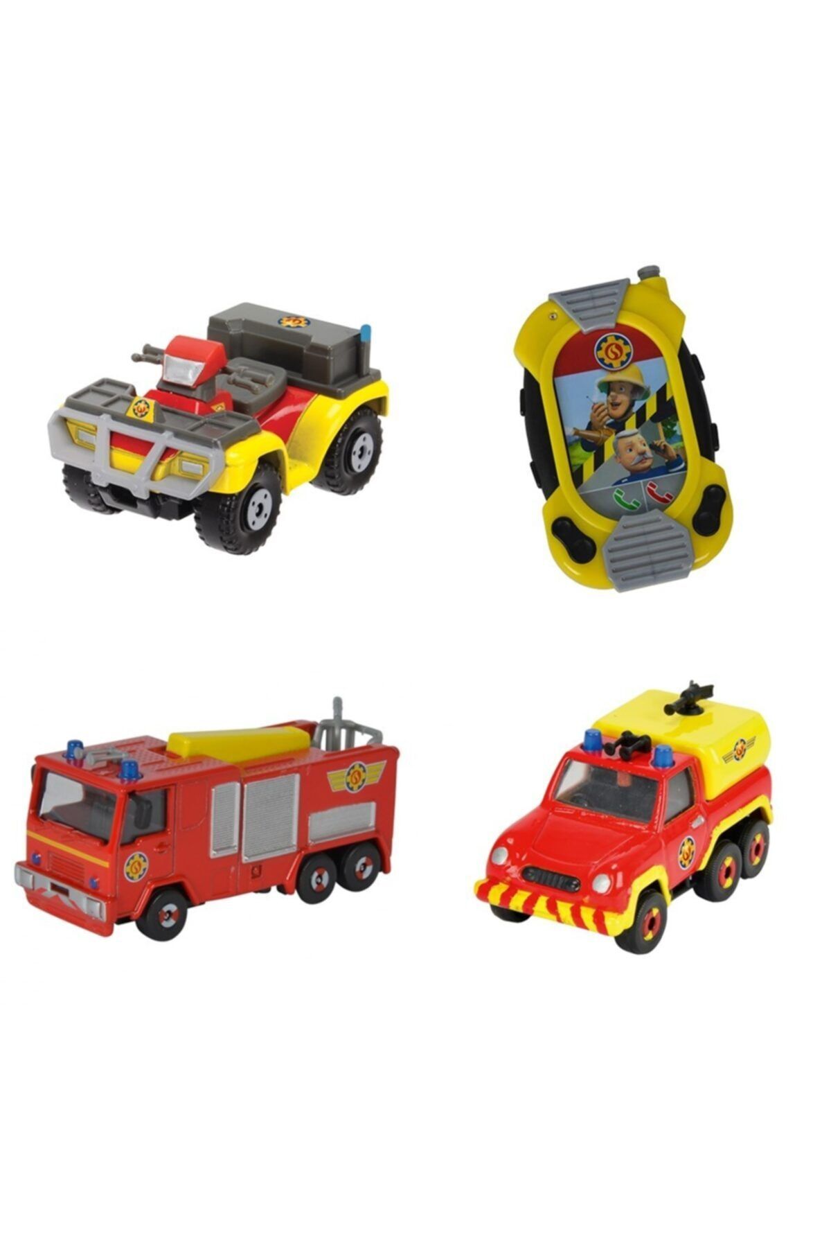 İtfaiyeci Sam Set Jupiter + Venu s + Mercury + Telsiz Fireman Sam Bundle Set 4lü