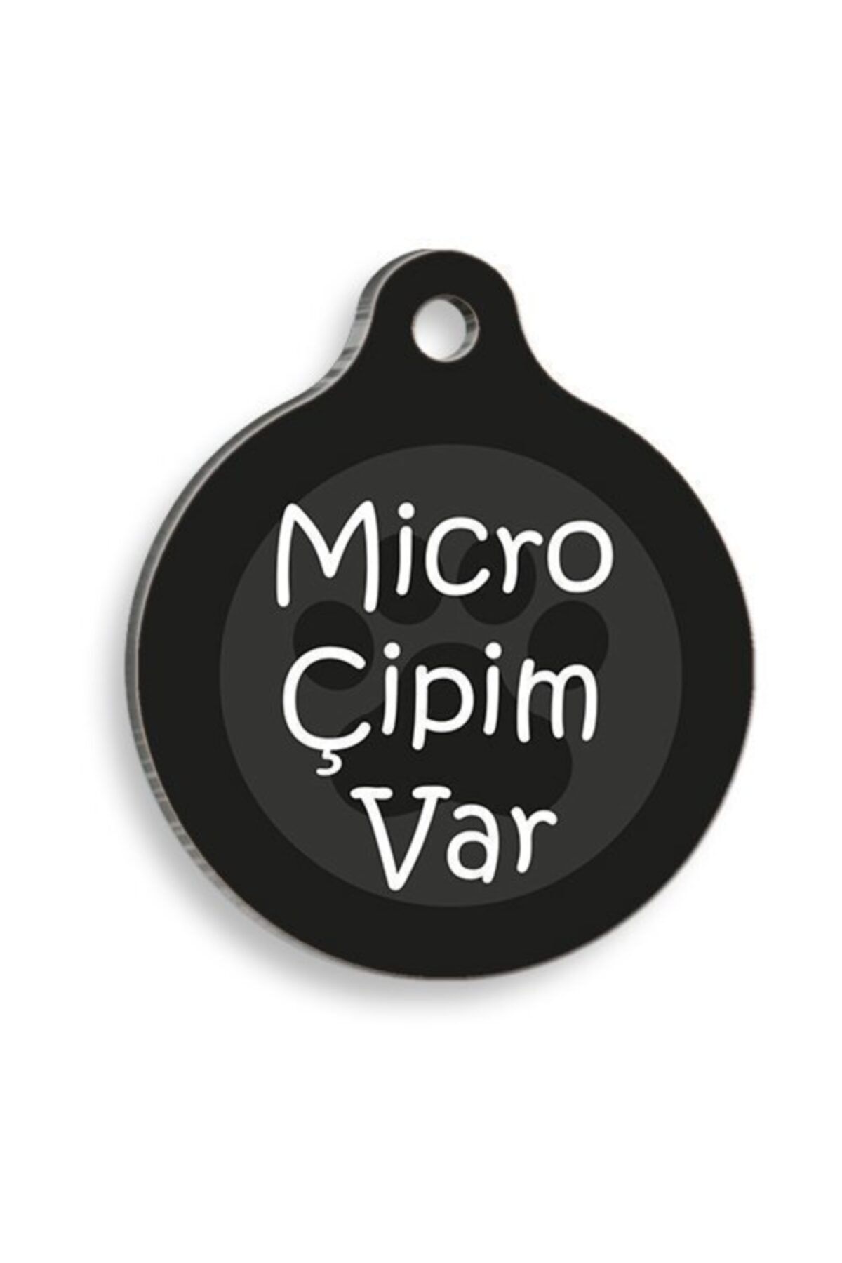 Dalis Pet Tag Art Mikro Çipim Var Yuvarlak Kedi Ve Köpek Künyesi