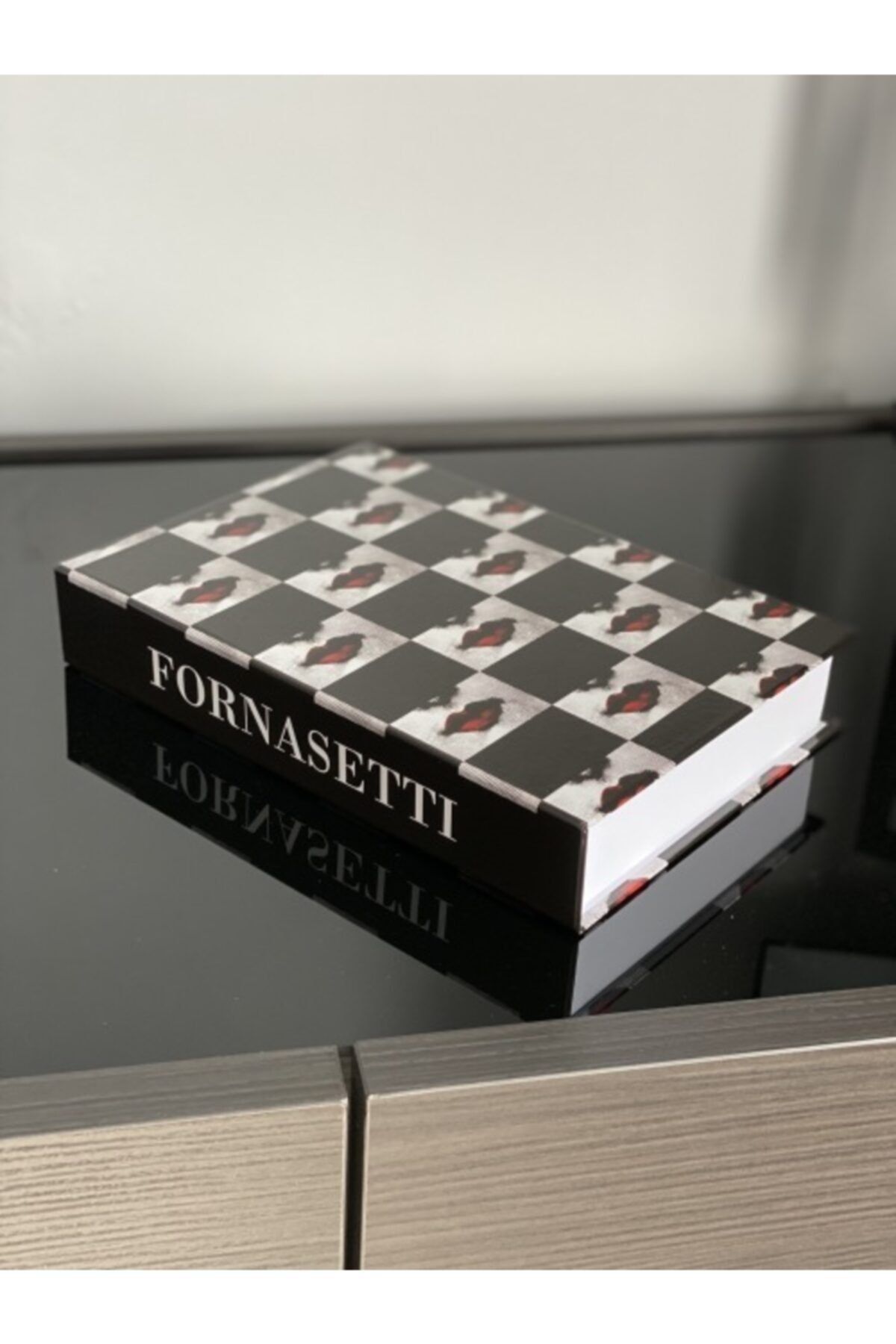 medcezirhome Fornasetti Rujlu Kitap Kutu