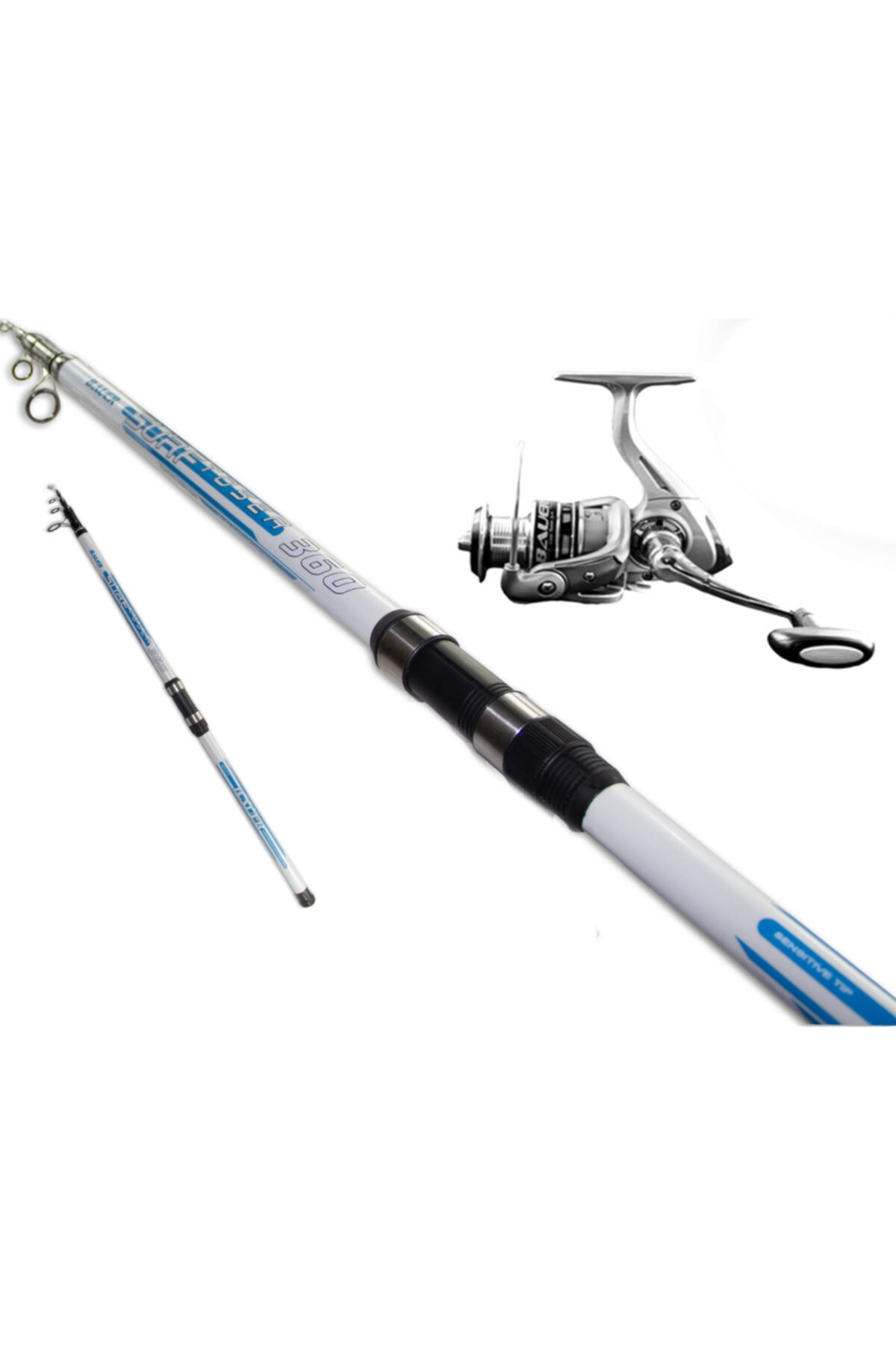 BAUER To Sea 390 Cm Surf Kamış / Feeder Wind 5000 Surf Olta Takımı