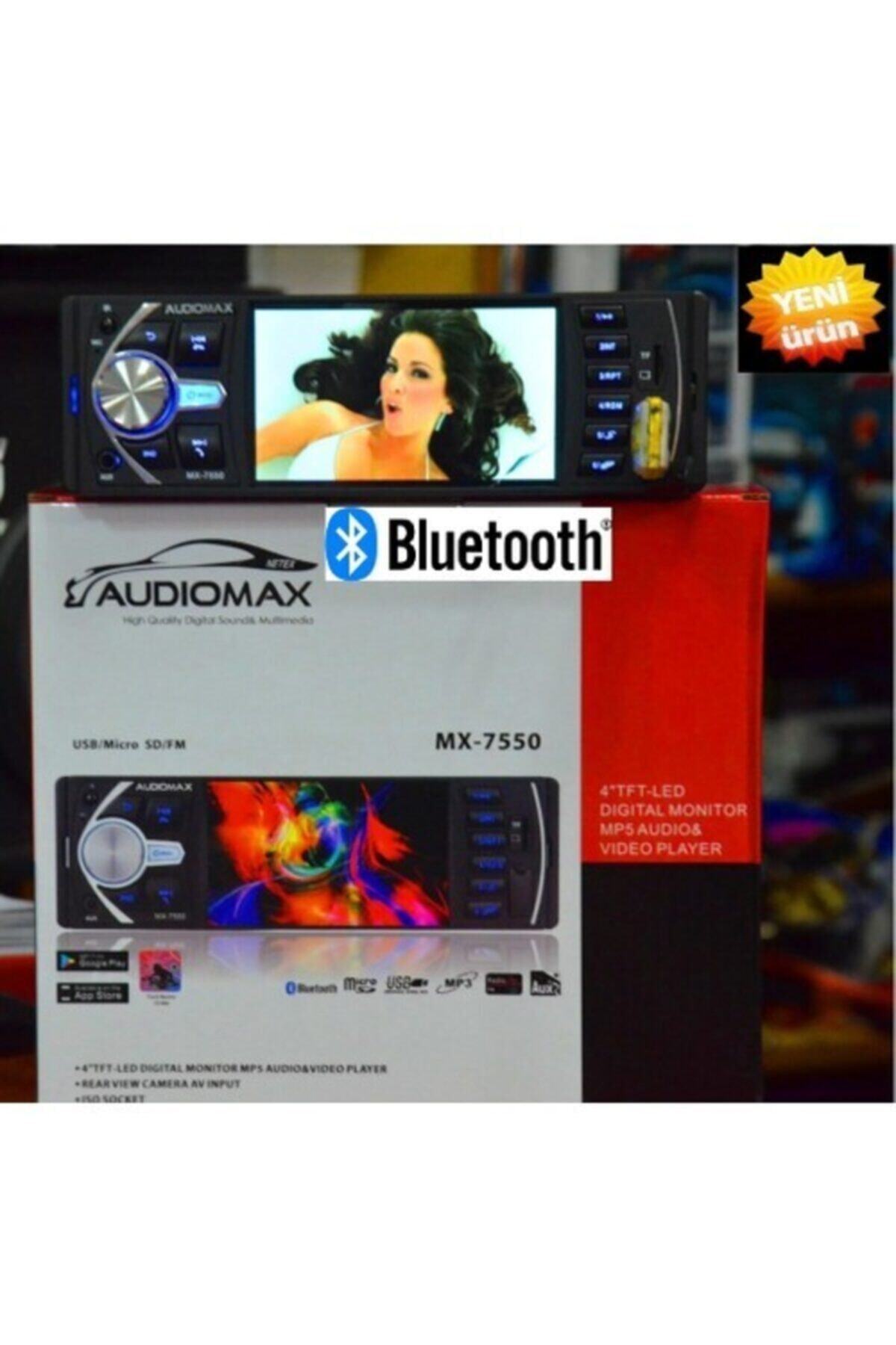 AUDİOMAX Mx 7550 Usb/micro Sd/fm /bluetooth 4'' Mp5 Audio & Video Player
