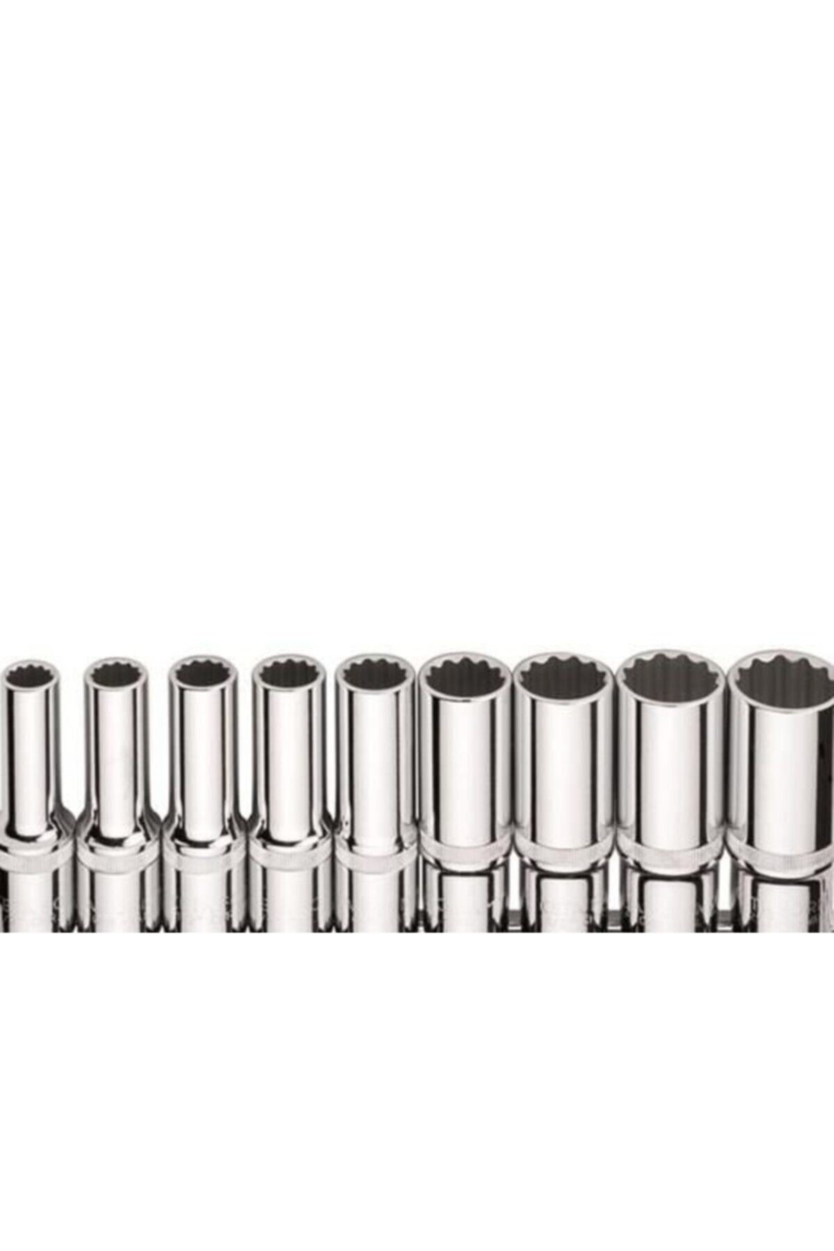 Nt Tools 17 Parça 1/2'' 12 Köşe Uzun Lokma Seti (8-10-11-12-13-14-15-16-17-19-20-21-22-24-27-30-32 MM)