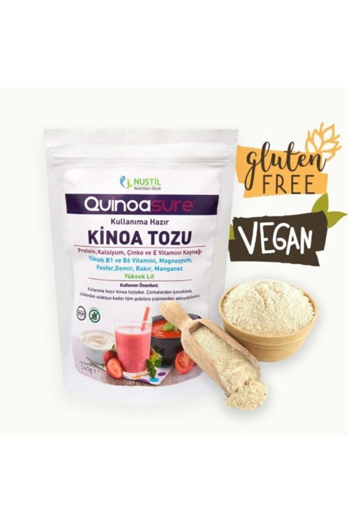 Nustil Nutrition Style Quinoasure Glutensiz Vegan %100 Hazır Kinoa Tozu 340 Gr