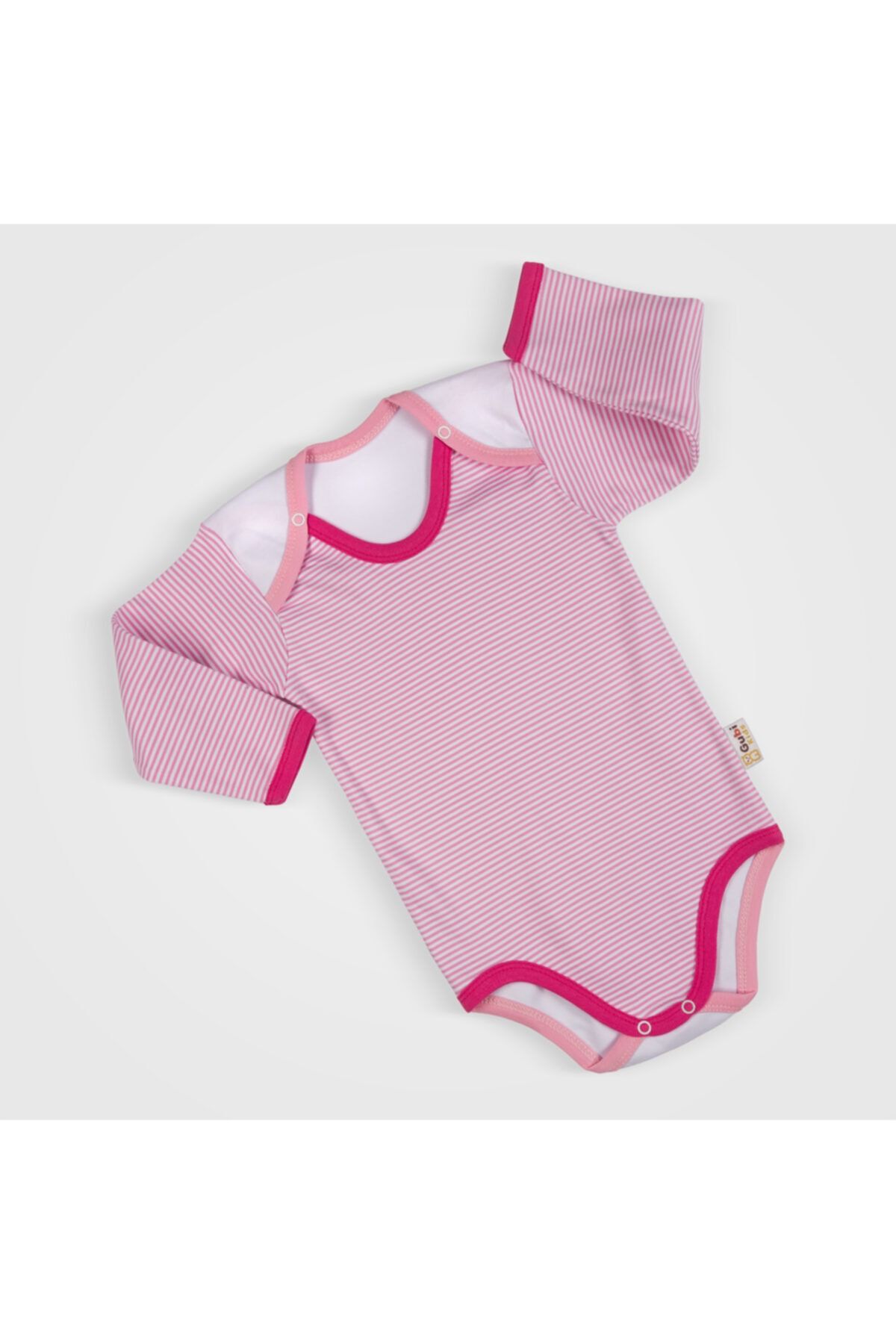Gubi Kids Unisex Bebek Pembe Çıtçıt Body