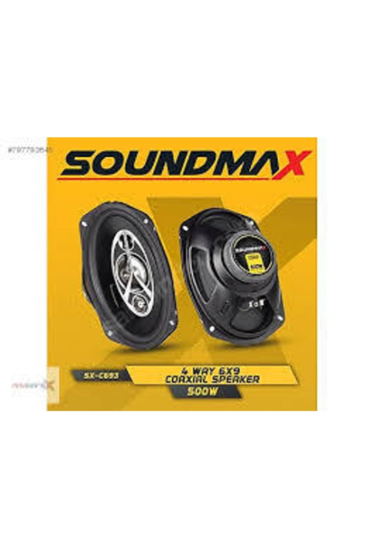 Soundmax Sx-c693 6x9 500 Watt Coaxial Oto Hoparlör Takımı
