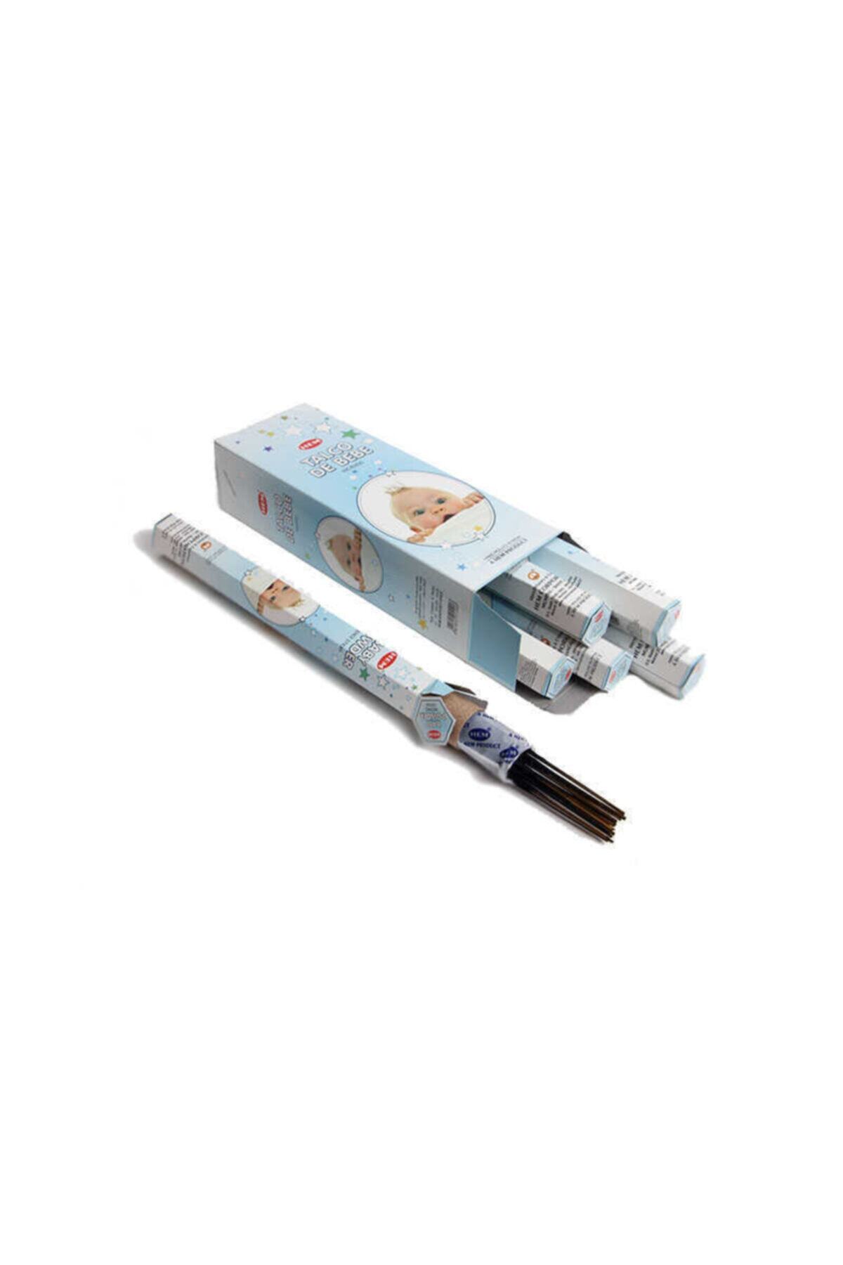 BUHANA HEDİYELİK Tütsü Hem Bebek Pudrası Kokulu Tütsü Baby Powder Hexa 1 Paket ( 20 Çubuk )