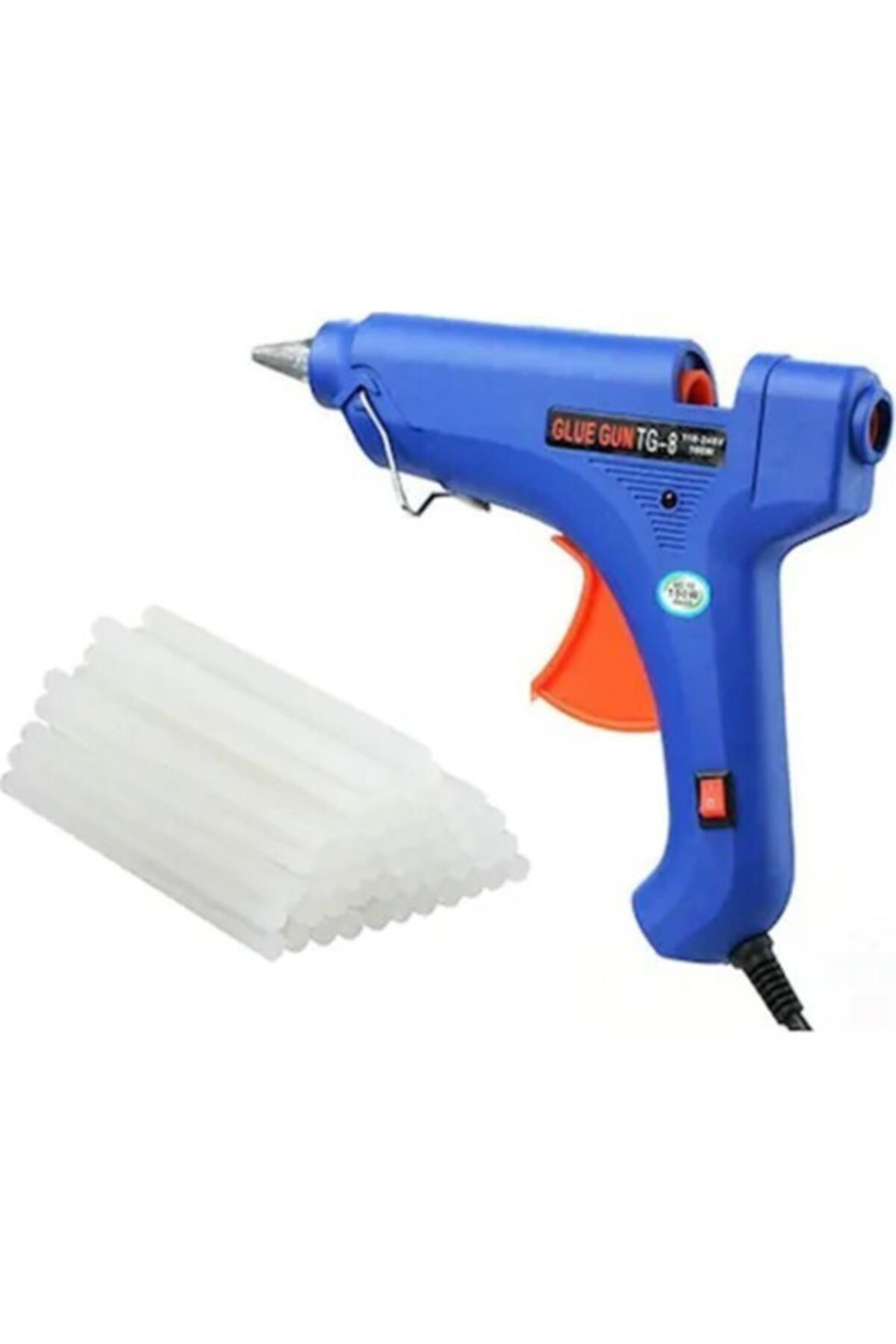 glue gun Silikon Tabancası Sıcak Silikon Tabancası 60 Watt+5 Adet 15 Cm Mum Silikon Hediyeli