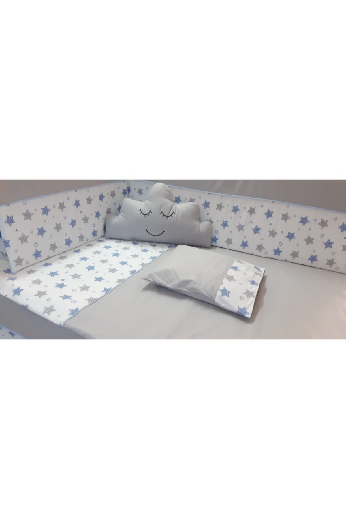 Baby Meyra Mavi  Pamuk Uyku Seti