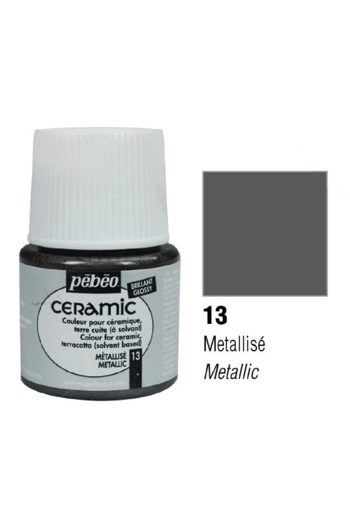 Pebeo Seramik Boyası N:13 Metallic 45ml
