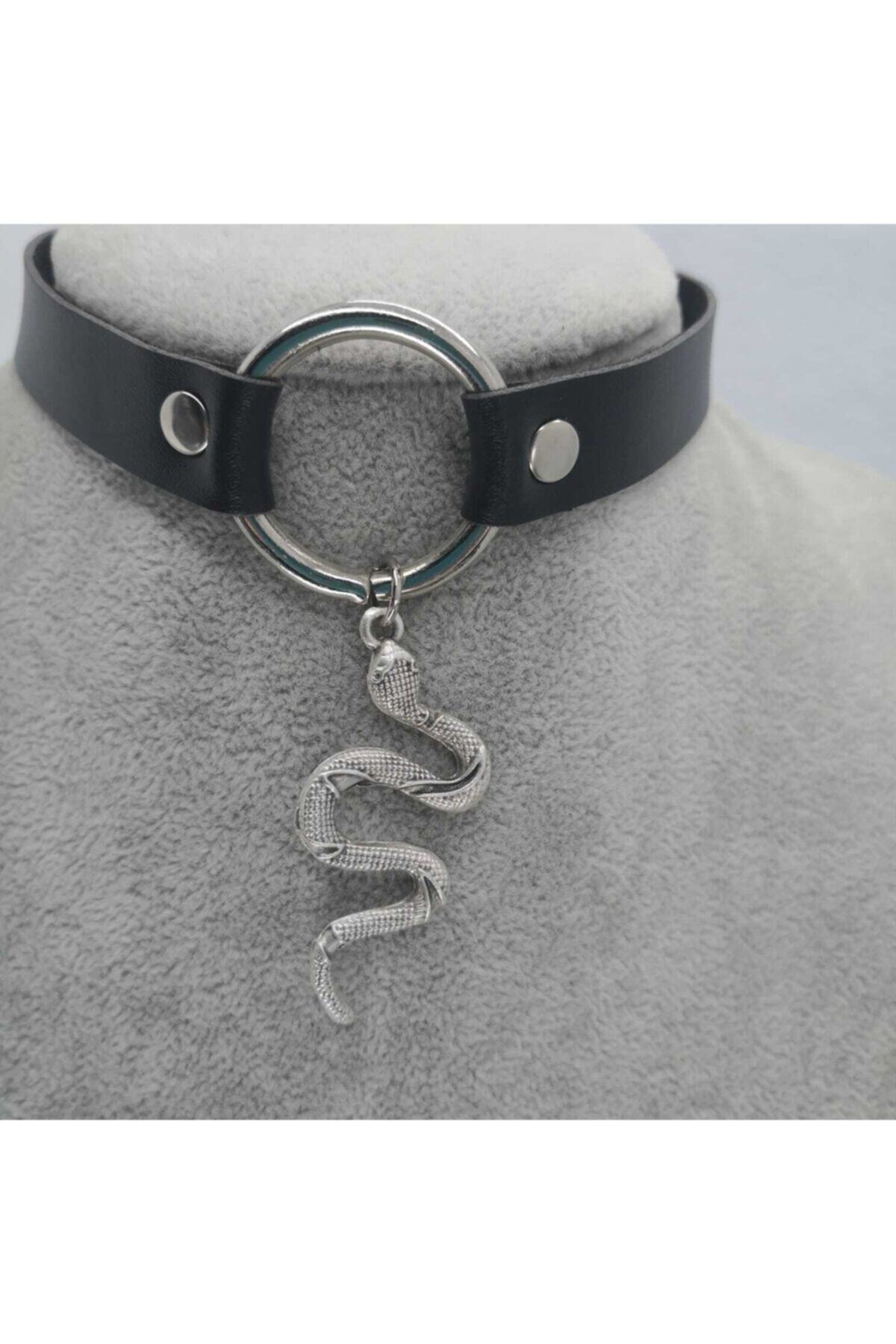 Fugusugu Gotik Snake- Yılan Choker