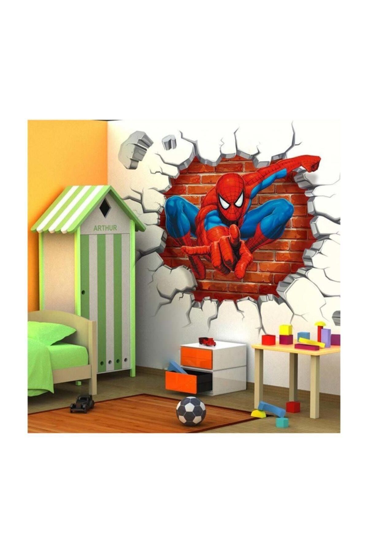 KT Decor Spideman - Örümcek Adam 3d Duvar Sticker