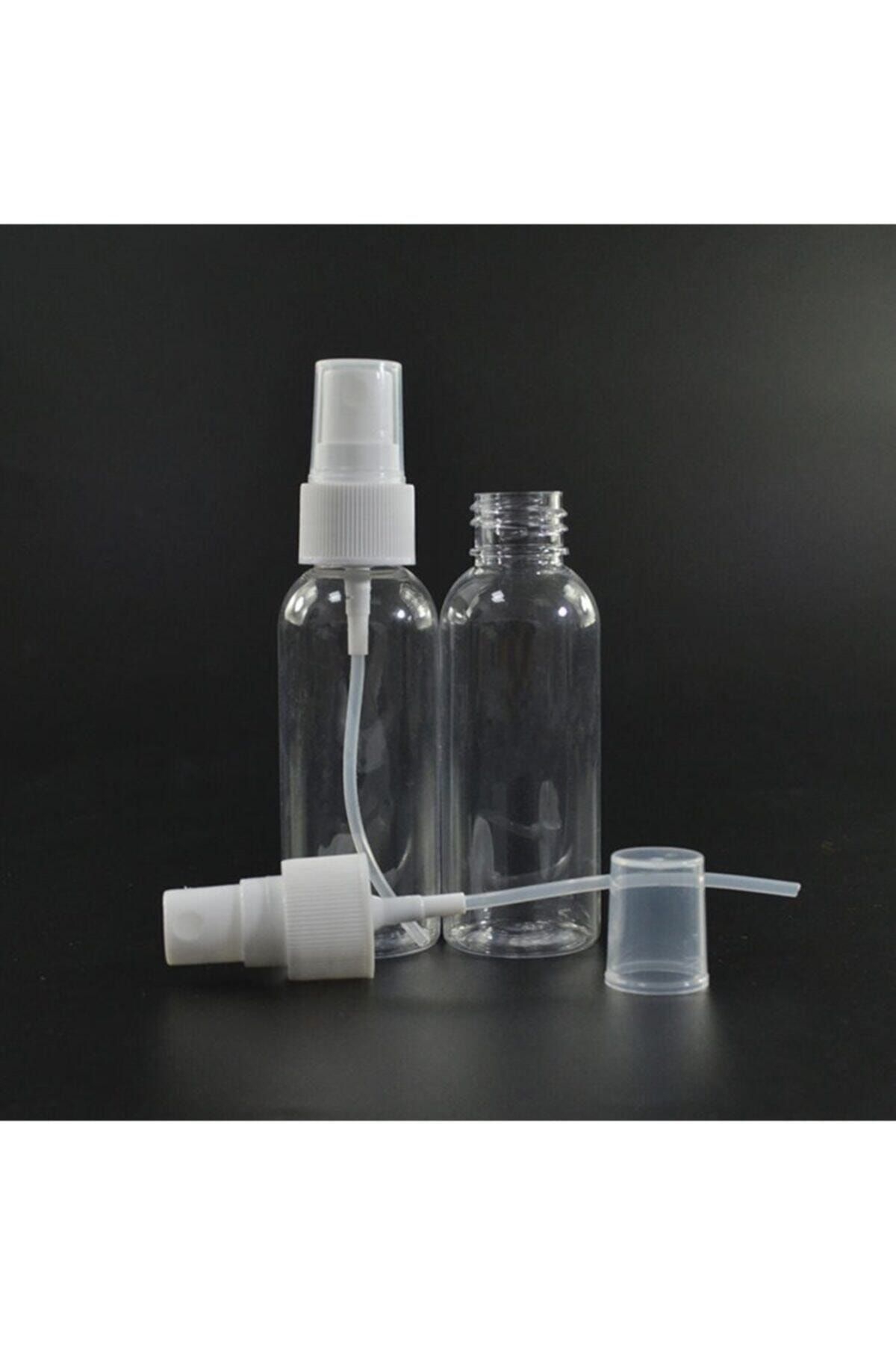 Yakamoz home 20 Adet 50 ml Sprey Kapaklı Dezenfektan Ve Kolonya Boş Şişesi