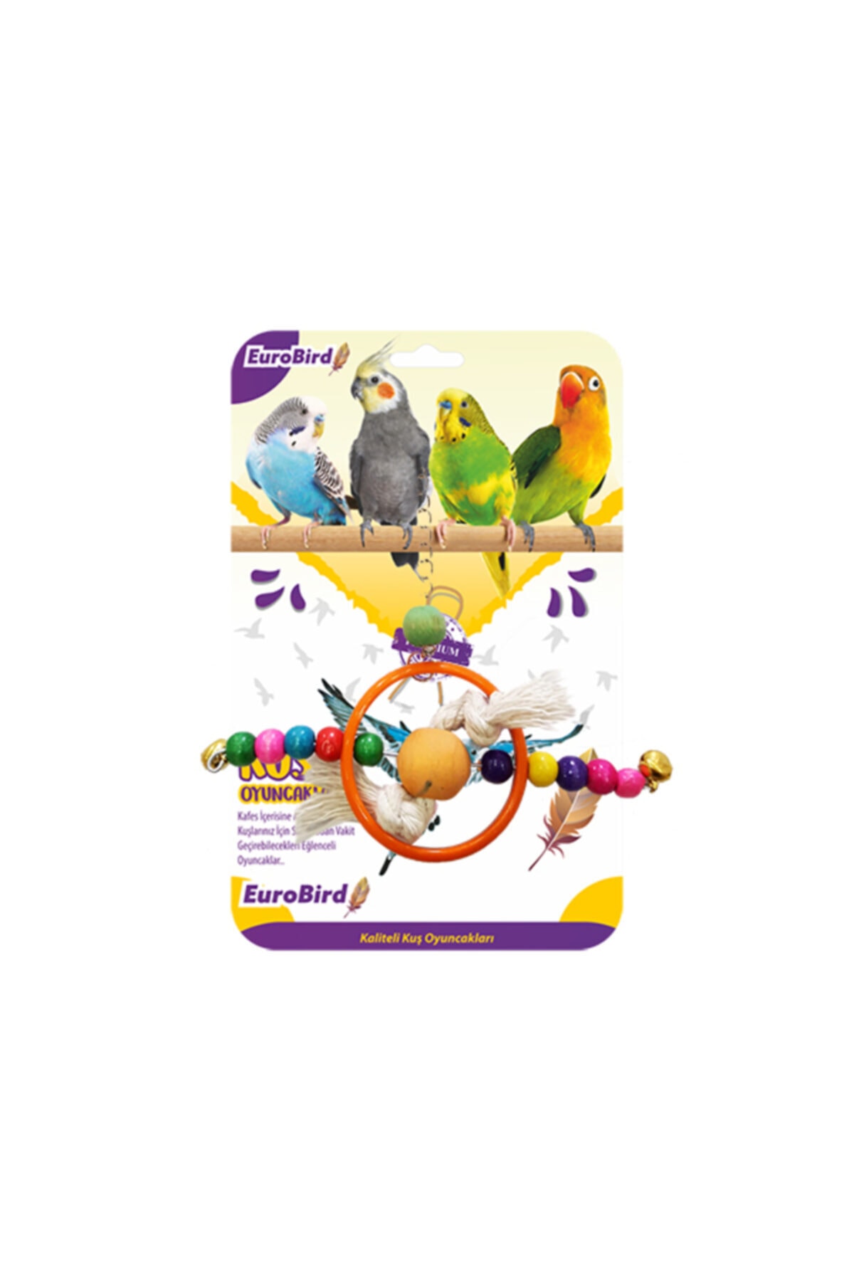 EUROBIRD Kuş Oyuncağı Bocuklu Halka