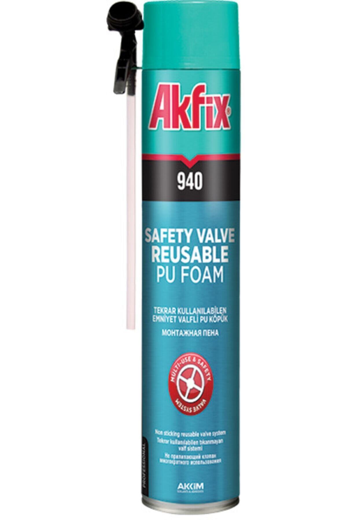 Akfix 940 Tekrar Kullanılabilir Pu Köpük 750 Ml/850 Gr