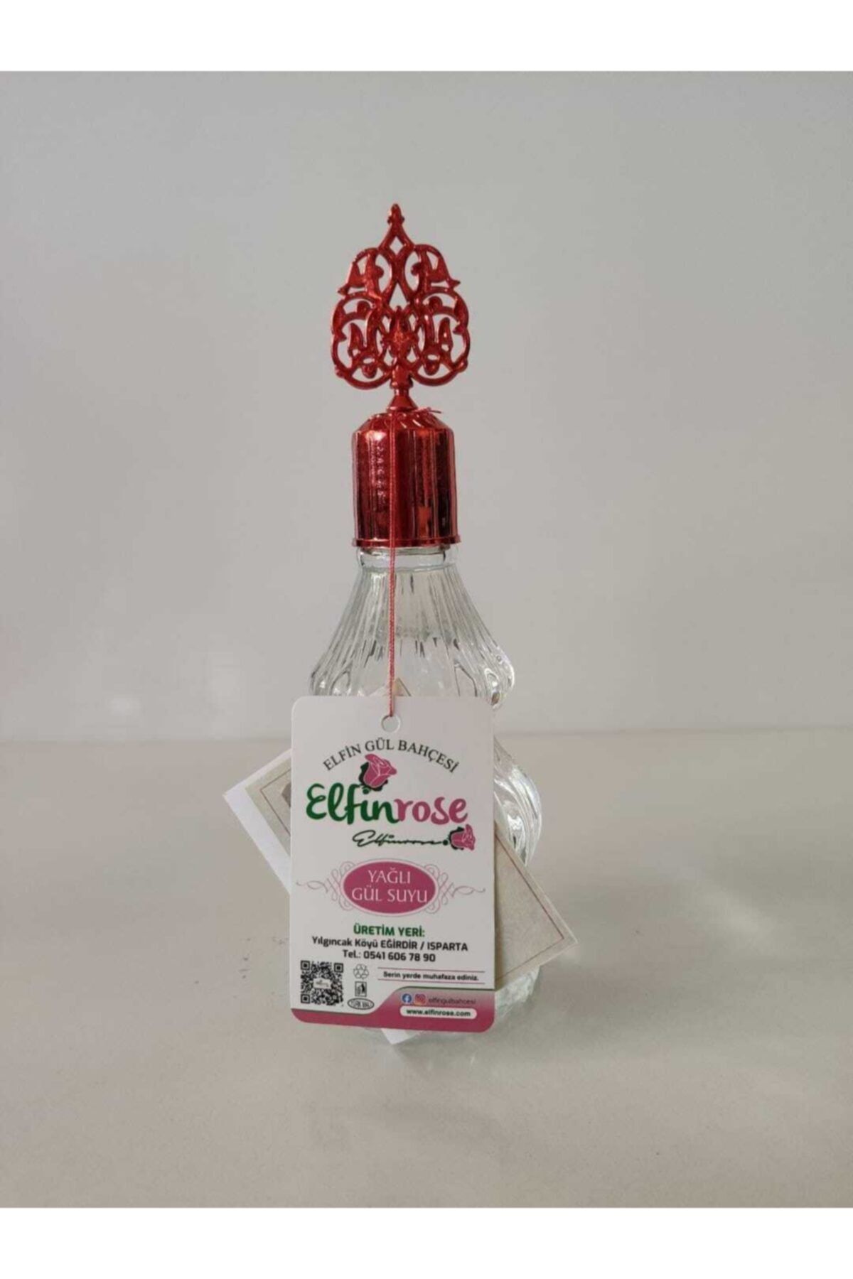 Elfinrose Kırmızı Kapak 200cc Yağı Alınmamış Gül Suyu