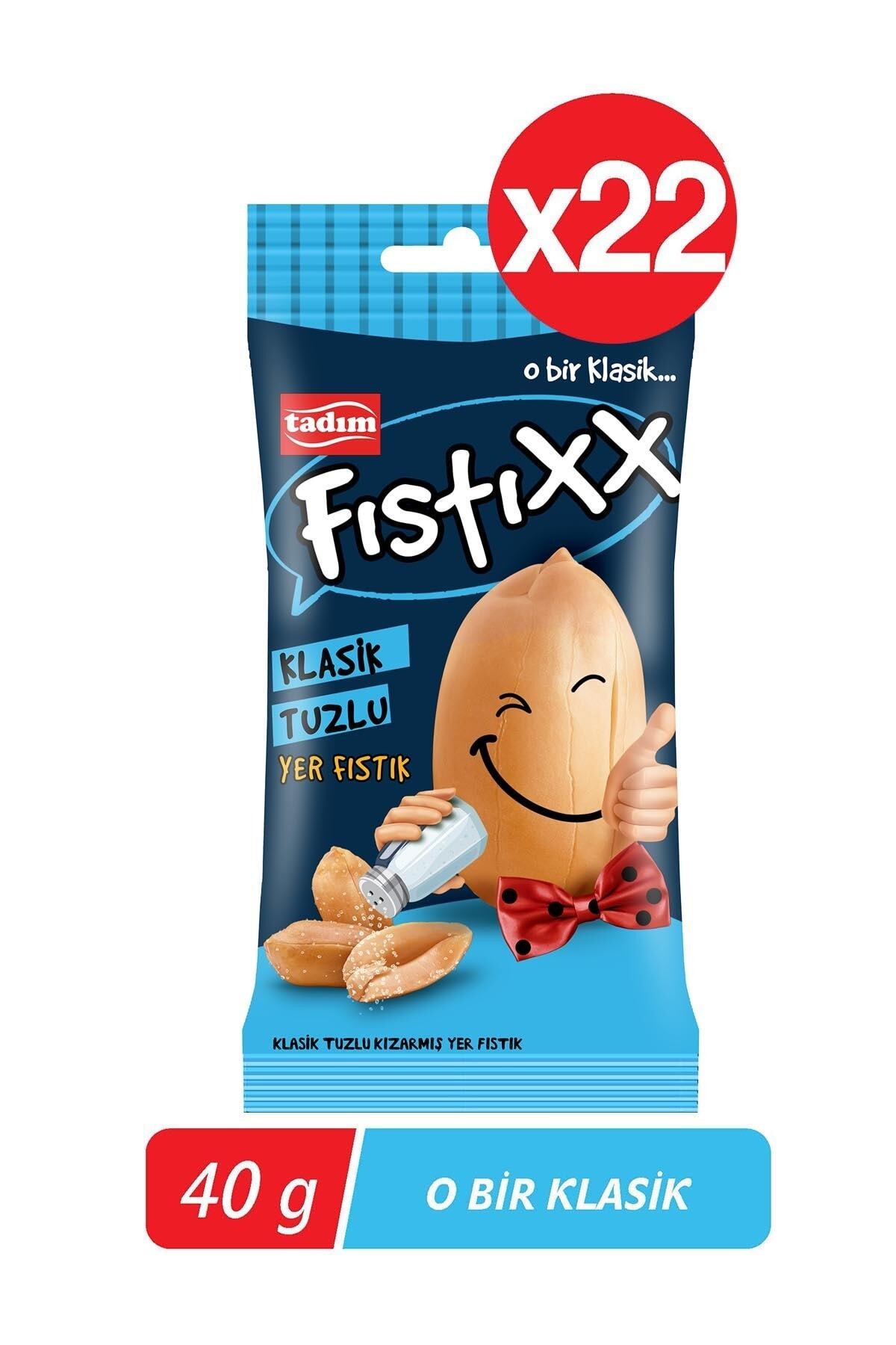 Tadım Fıstıxx Klasik Tuzlu Yer Fıstığı 40gr 22'li Paket