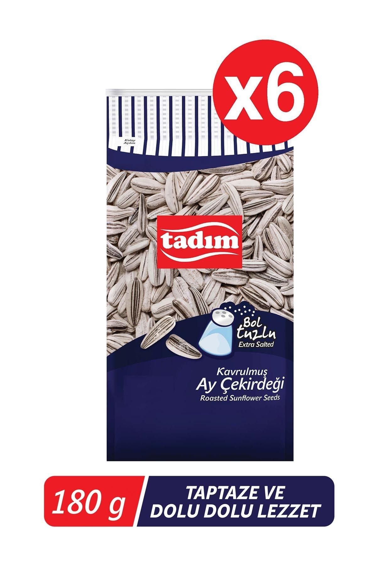 Tadım Bol Tuzlu Ay Çekirdeği 180gr 6'lı Paket