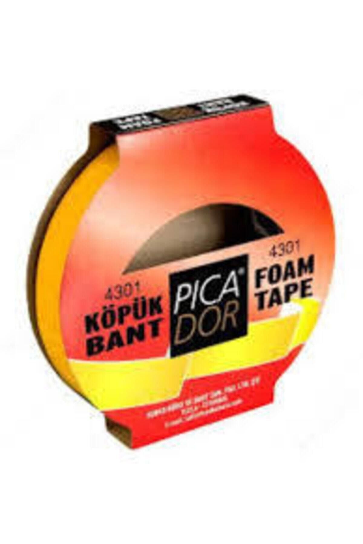 Picador Pıcador 4301 5 Mt X 19 Mm Çift Taraflı Köpük Bant