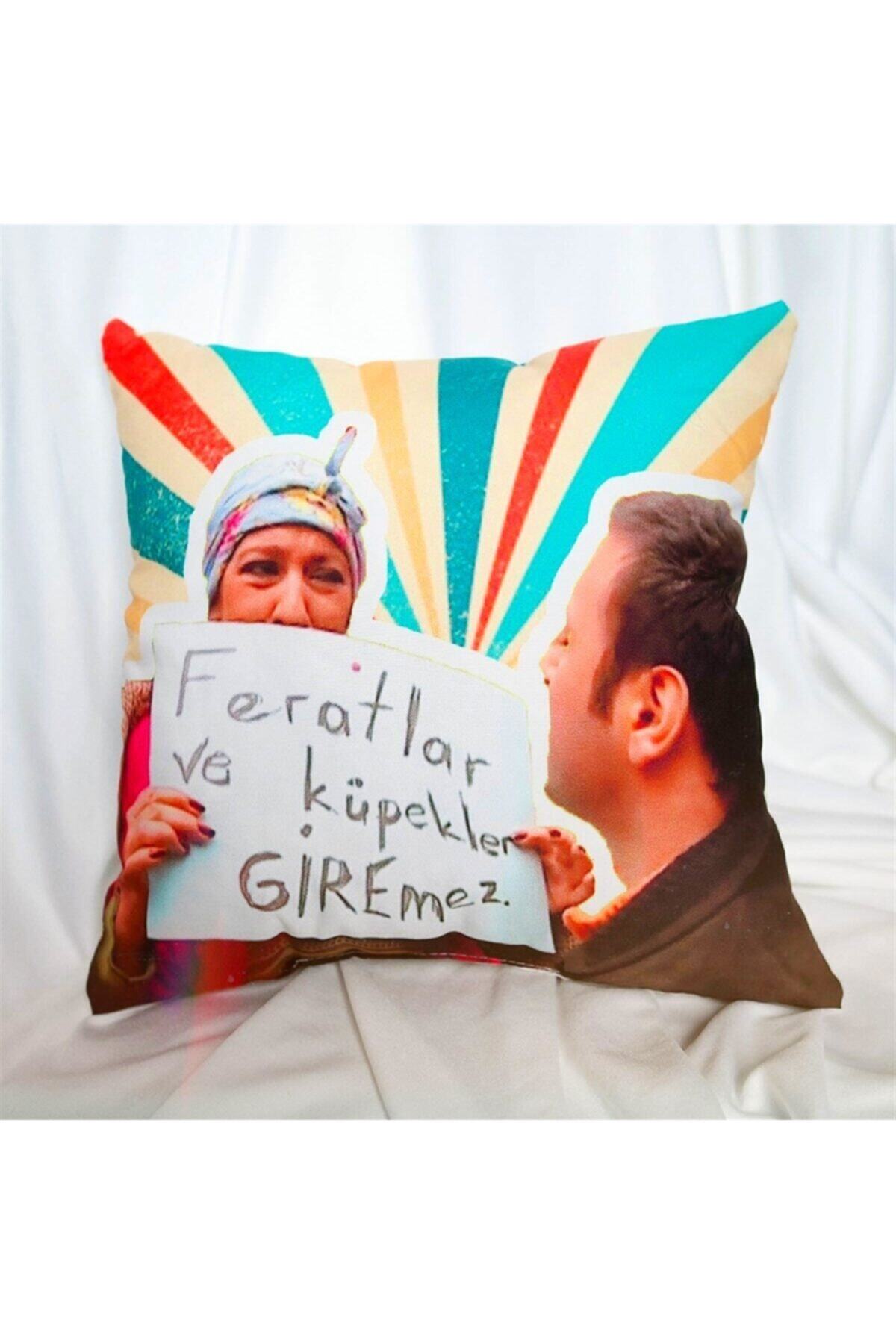 bukashops Feratlar Ve Küpekler Giremez Yastık