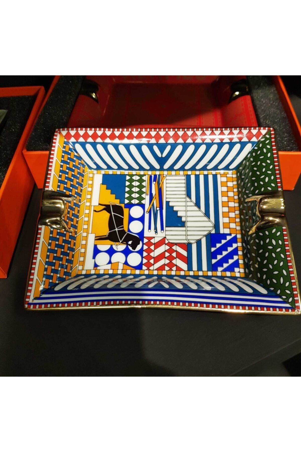 KIRAT HOME DESIGN Şık Hermes Emaye Küllük
