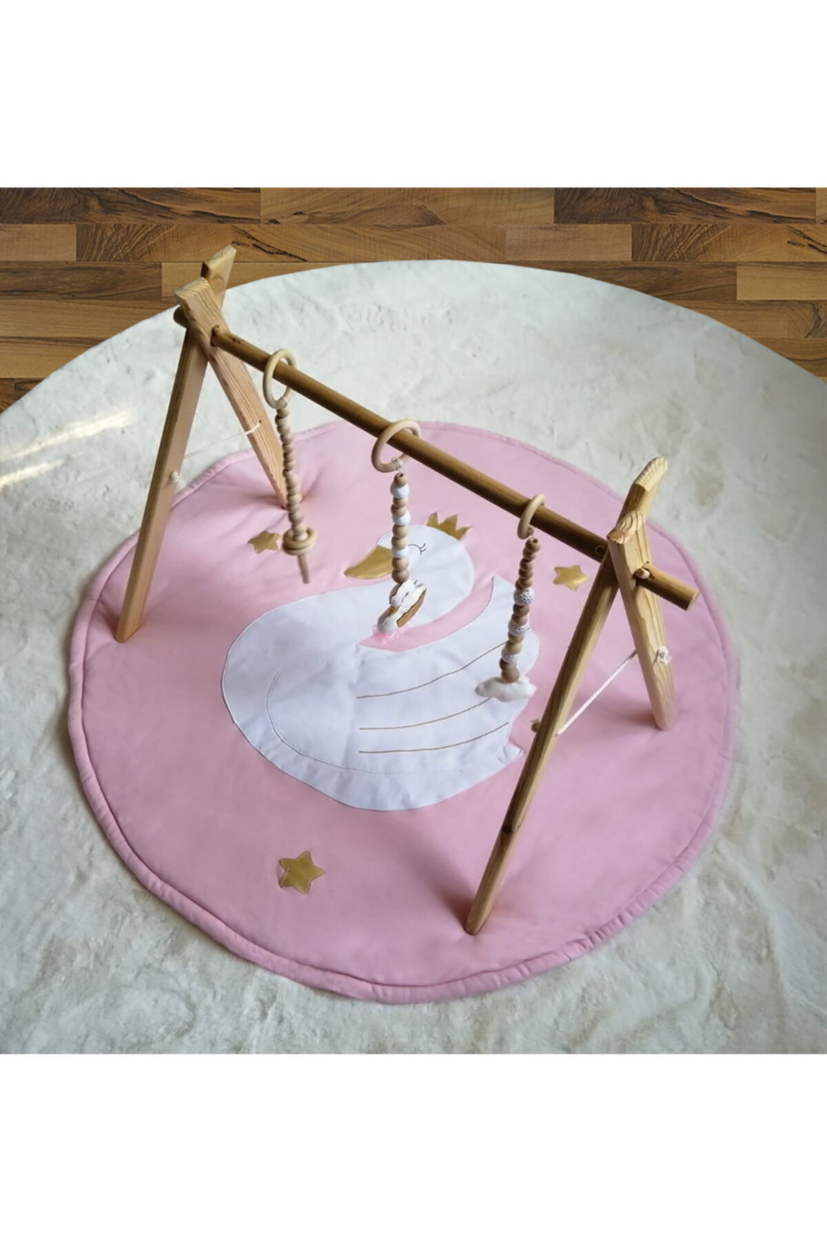 Littleandmoreofficial Kuğu Oyun Matı - Playmate - Oyun Minderi