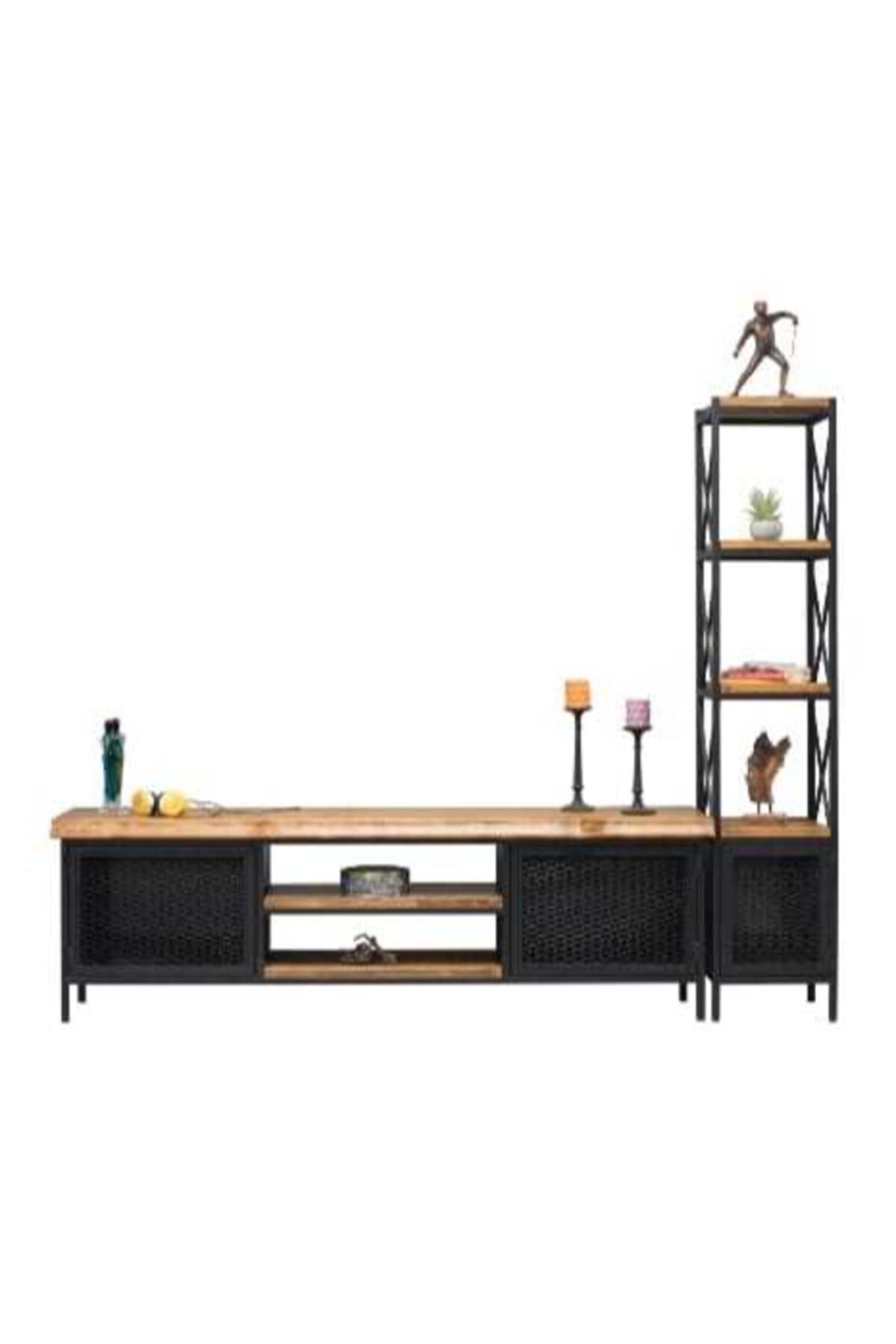 İRON16 2'li Nort Kuleli Tv Ünite Seti